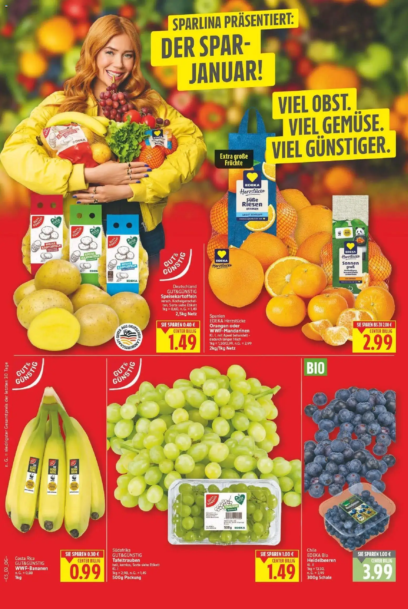 E center Prospekt Minden	 – gültig ab 10.05.2026 | Seite: 2 | Produkte: Trauben, Orangen, Heidelbeeren, Kartoffeln