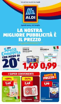 Anteprima del volantino Aldi volantino valido a partire dal 14/09/2026