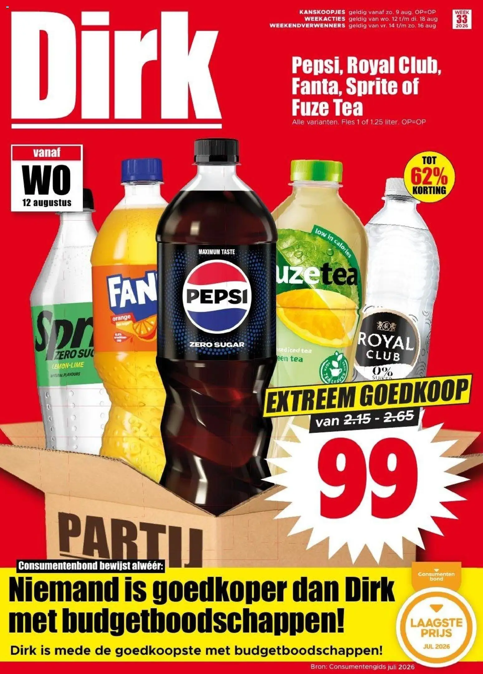 {H1} | Pagina: 1 | Producten: Fles, Pepsi, Sprite