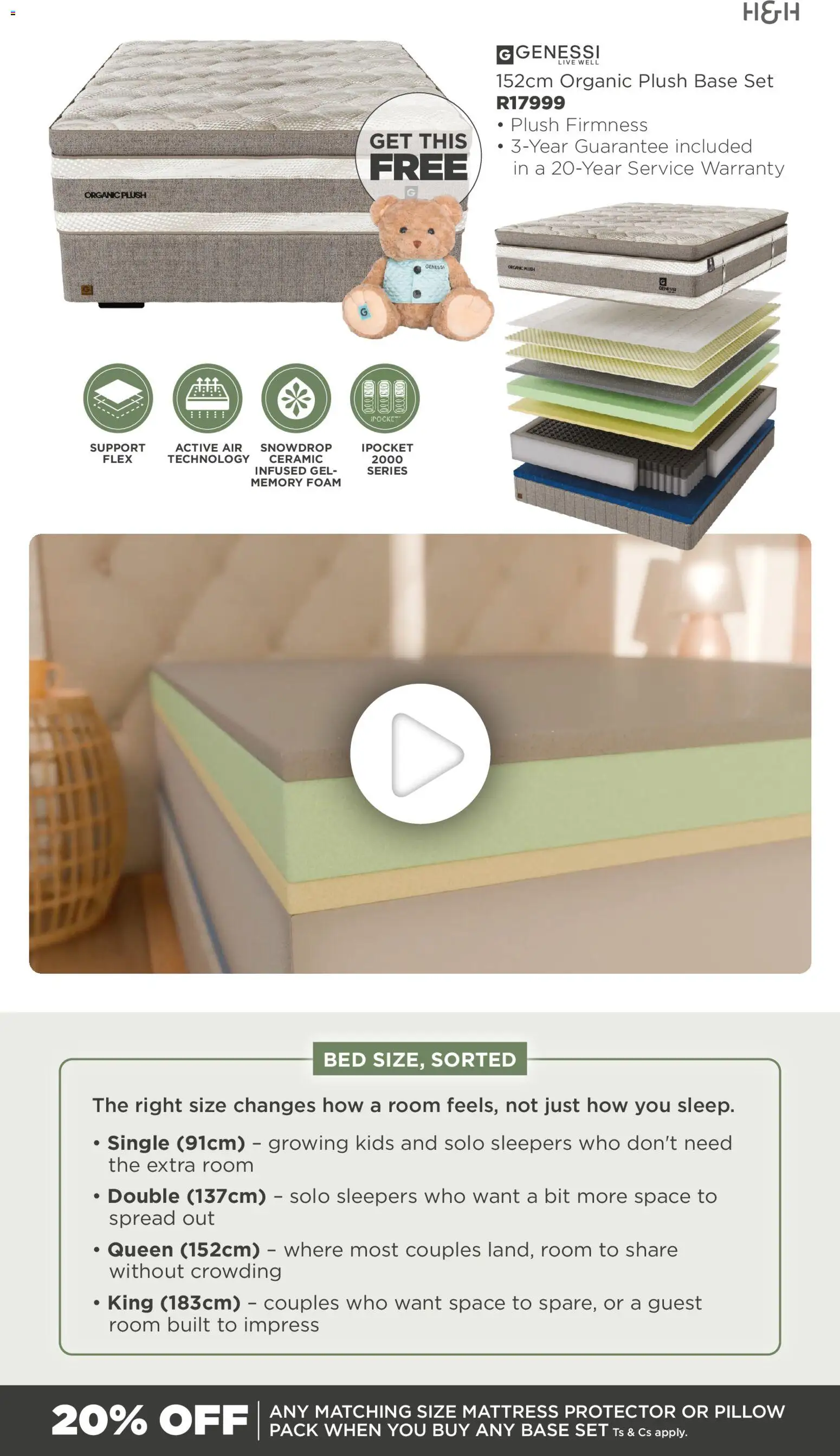 New House and Home catalogue – valid from 16/10/2026 | Page: 13 | Products: Spread, Bed, Mattress, Foam