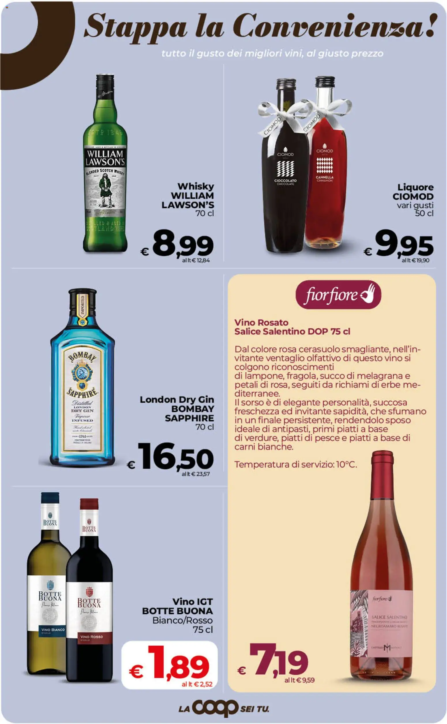 Volantino COOP del 02/10/2026 | Pagina: 25 | Prodotti: Cioccolato, Liquore, Vino rosso, Vino bianco