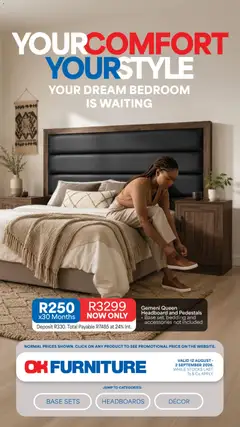 OK Furniture specials catalogue – valid from 12/08/2026