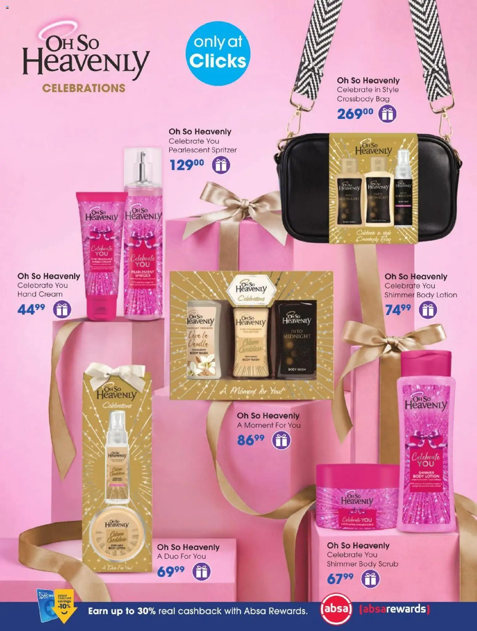 New Clicks catalogue – valid from 27/10/2026 | Page: 48 | Products: Bag, Cream, Body wash, Scrub