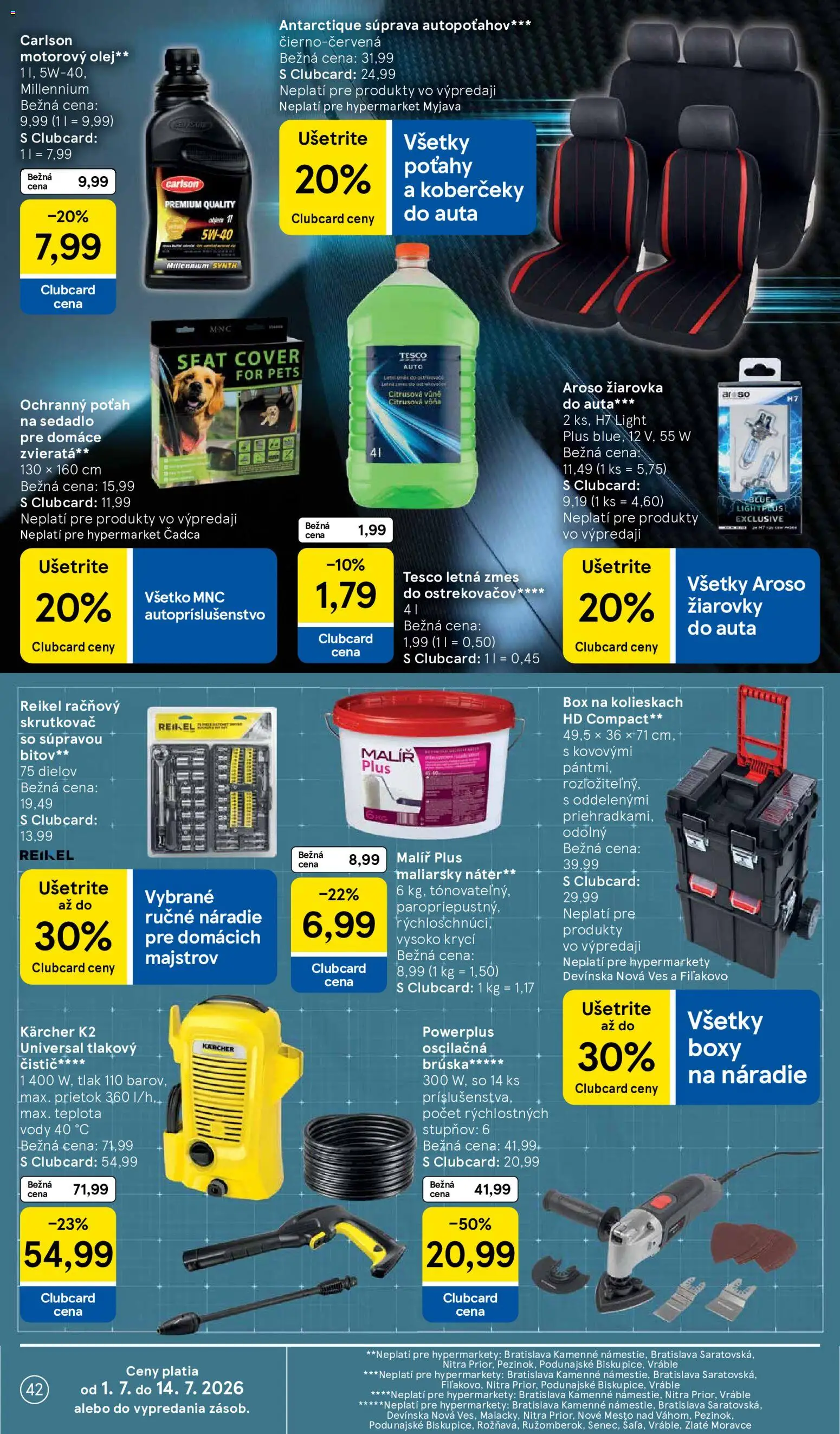 Nové Tesco akcie – leták je platný od 01.07.2026 | Strana: 42