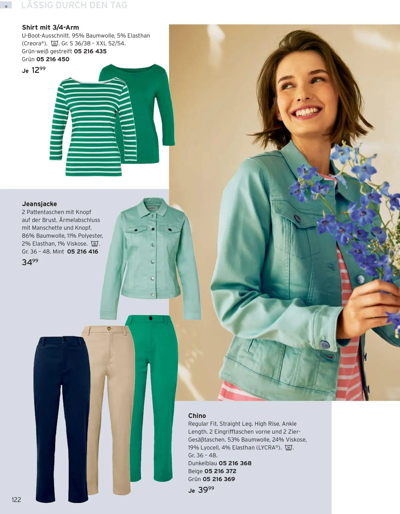 Angebote Tchibo – gültig ab 07.05.2026 | Seite: 122 | Produkte: Shirt, Jeansjacke