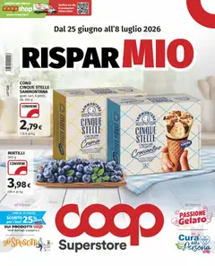 Anteprima del volantino COOP volantino Superstore Genova valido a partire dal 25/06/2026