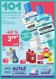 101 drogerie leták platný od 05.08.2026