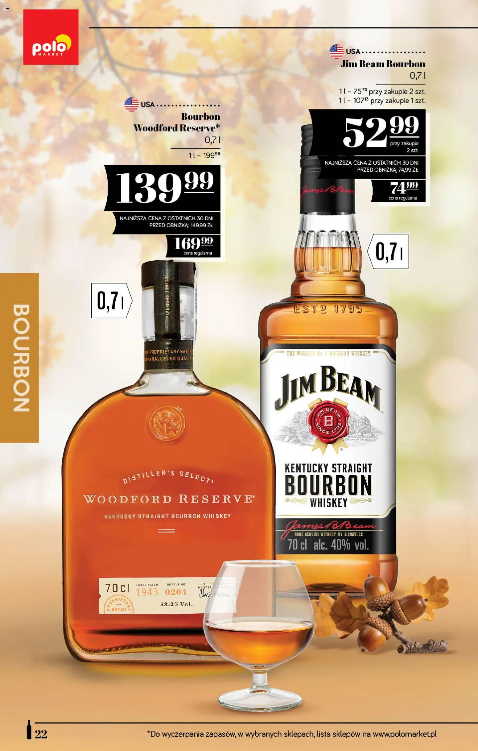 POLOmarket katalog - Alkoholi od 24.09.2026 | Strona: 22 | Produkty: Bourbon, Jim Beam