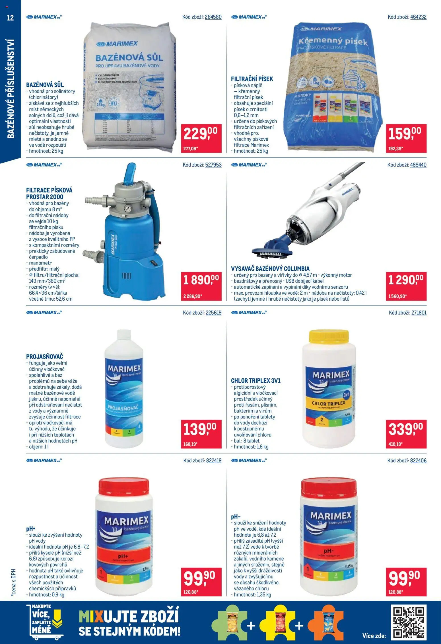 Makro leták - Letní sezona od 20.05.2026 | Strana: 12 | Produkty: Písek, Tablet, Vysavač, Čerpadlo