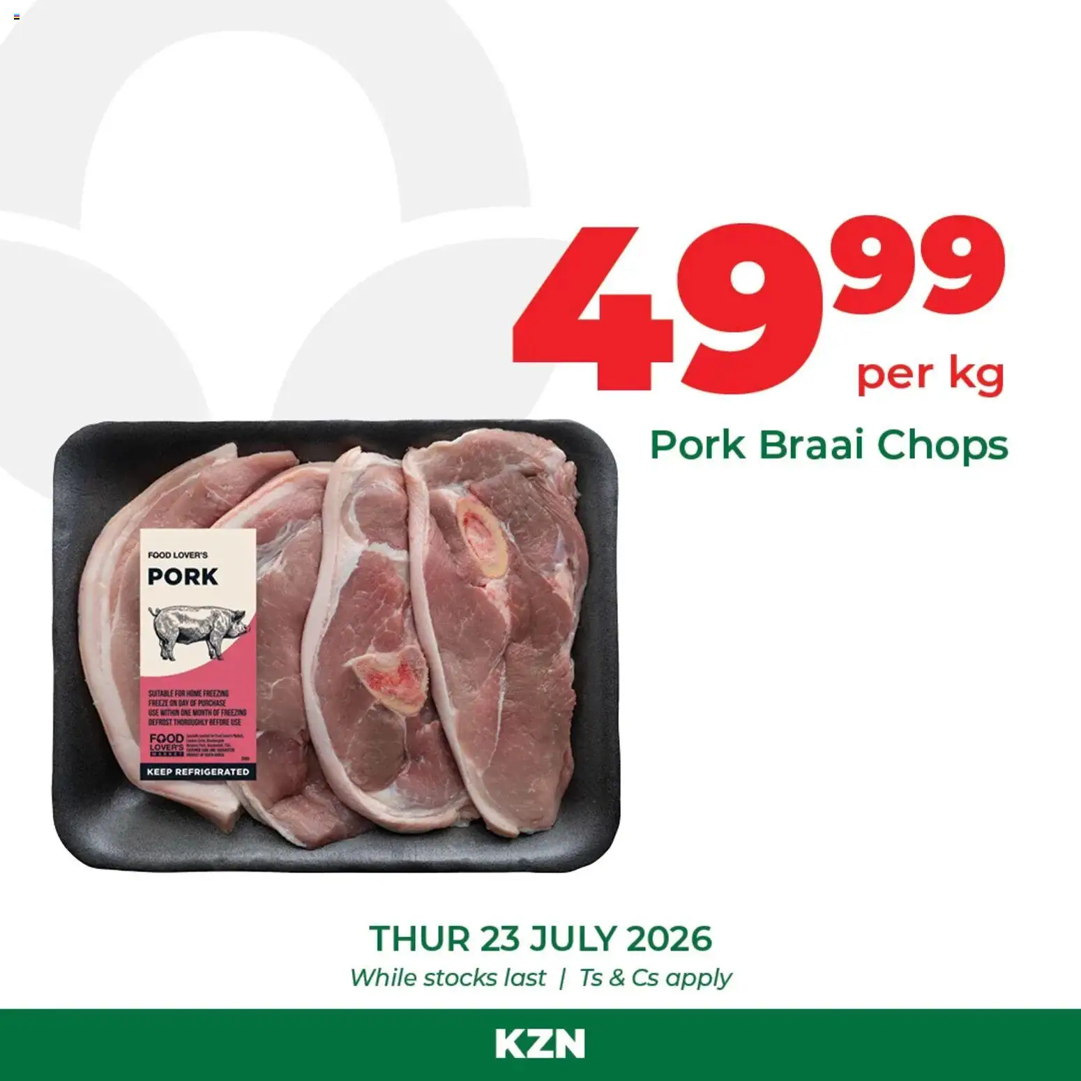 New Food Lover's Market catalogue – valid from 23/07/2026 | Page: 5 | Products: Pork