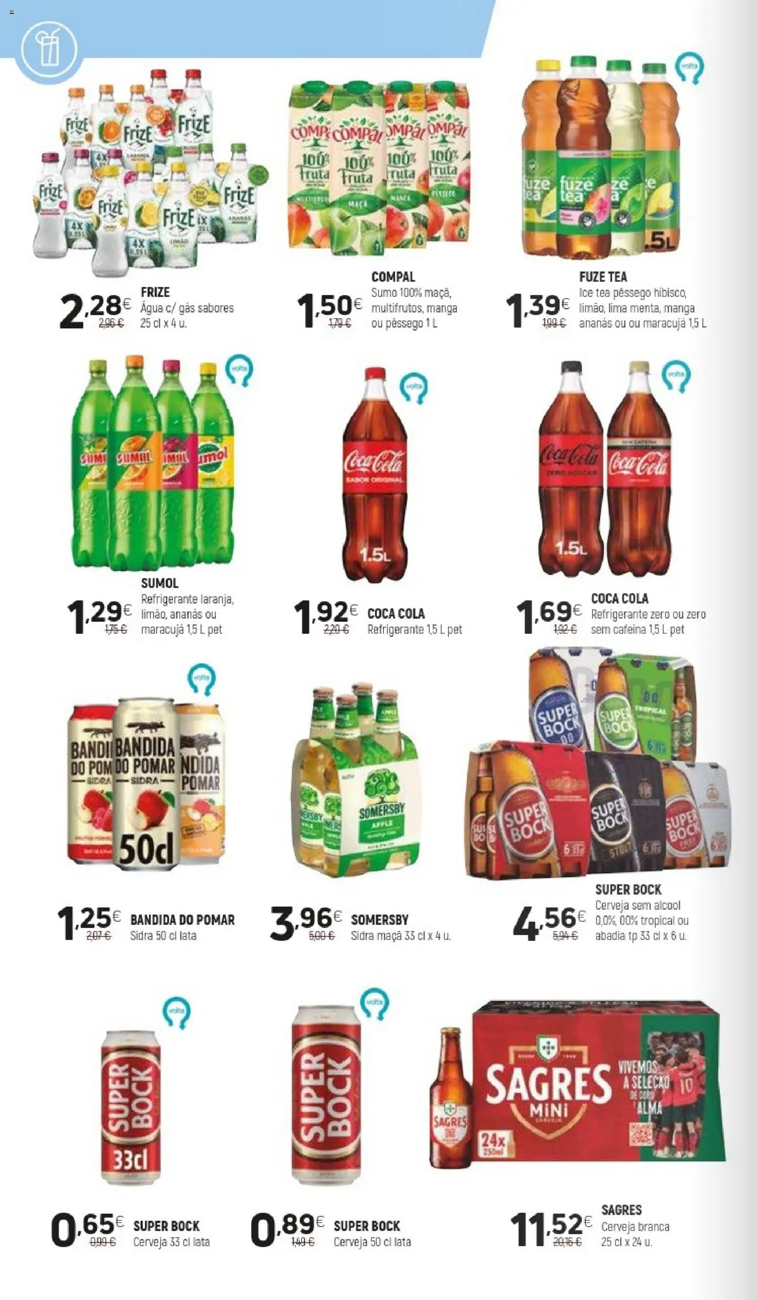 Coviran folheto │ válido de 28/07/2026 | Página: 12 | Produtos: Refrigerante, Super bock, Maça, Cerveja