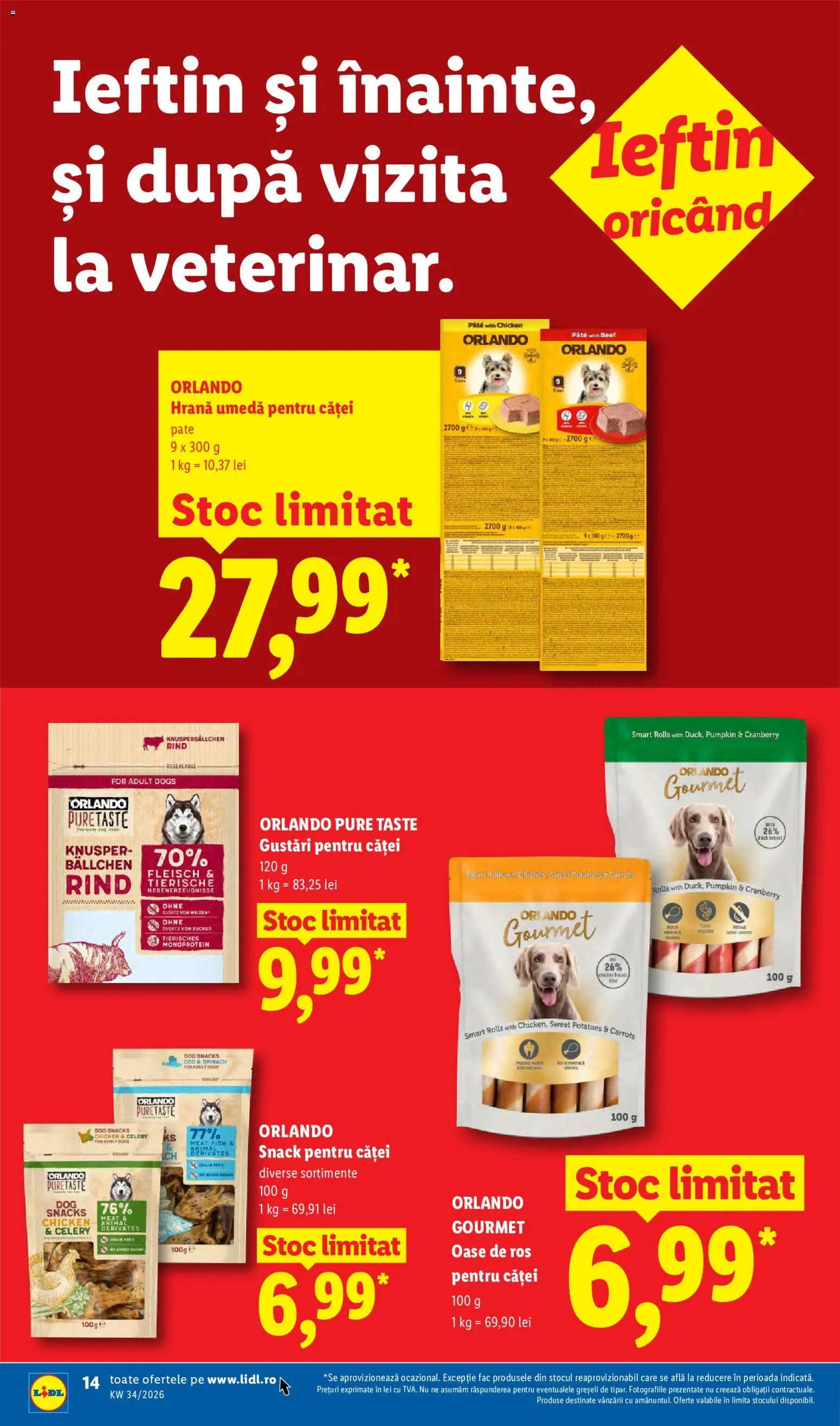 Noul catalog Lidl – valabil de la 17.08.2026 | Pagină: 14 | Produse: Pate