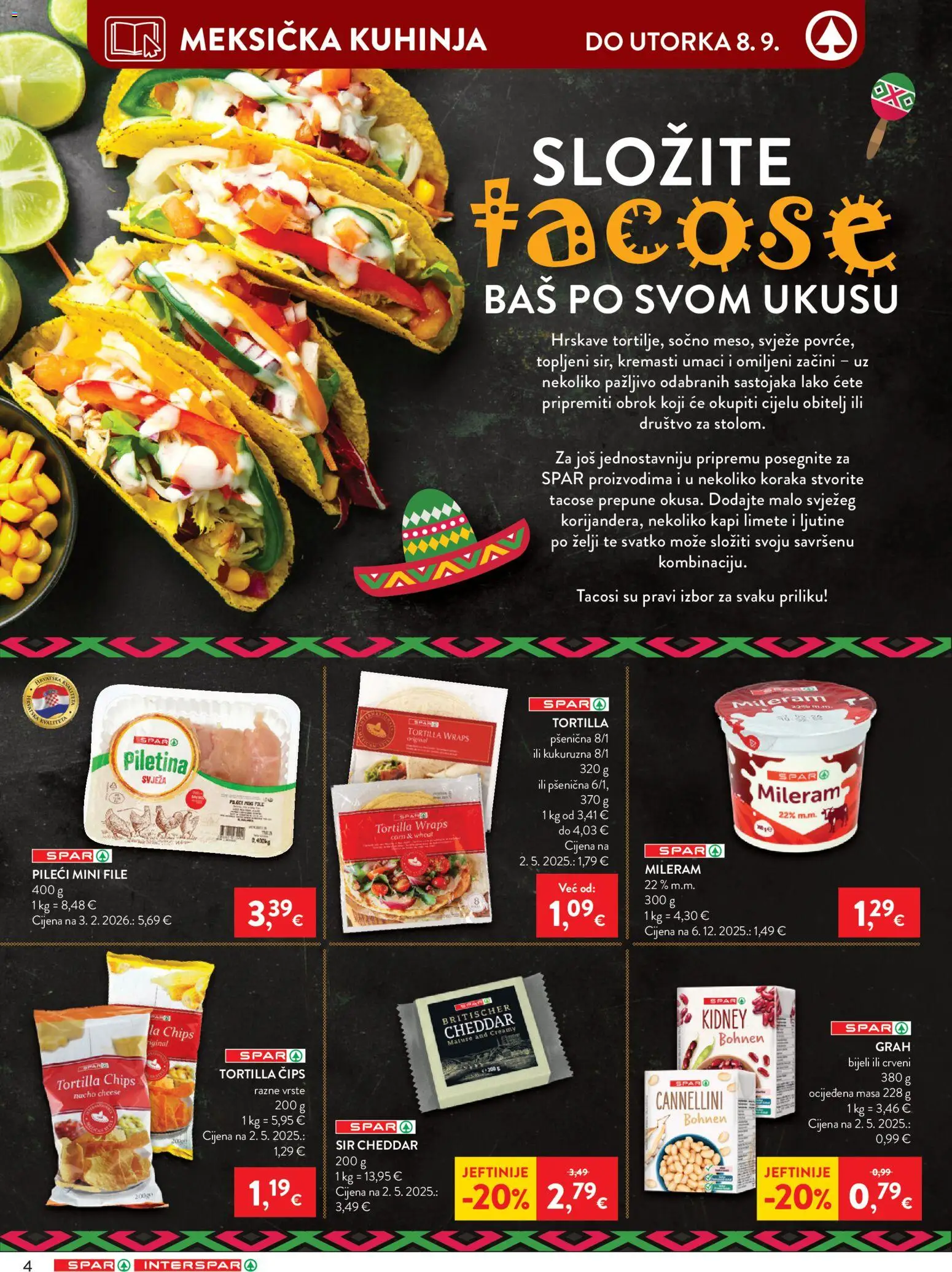Interspar katalog | vrijedi od 02.09.2026 | Stranica: 16 | Proizvodi: File, Bas, Piletina, Mileram