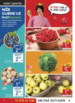 Konzum Katalog - Pregled kataloga iz trgovine Konzum, vrijedi od 24.06.2026 | Stranica: 18 | Proizvodi: Povrće, Voće, Borovnica, Jabuka