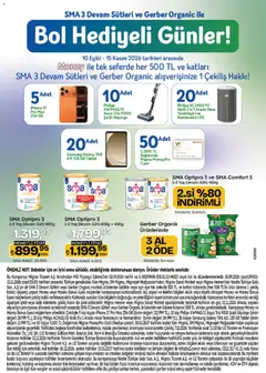 10 Eylül 2026 tarihinden itibaren geçerli olan Migros kataloğu önizlemesi | Sayfa: 92 | Ürünler: Iphone, Saat, Tablet, Hava temizleyici