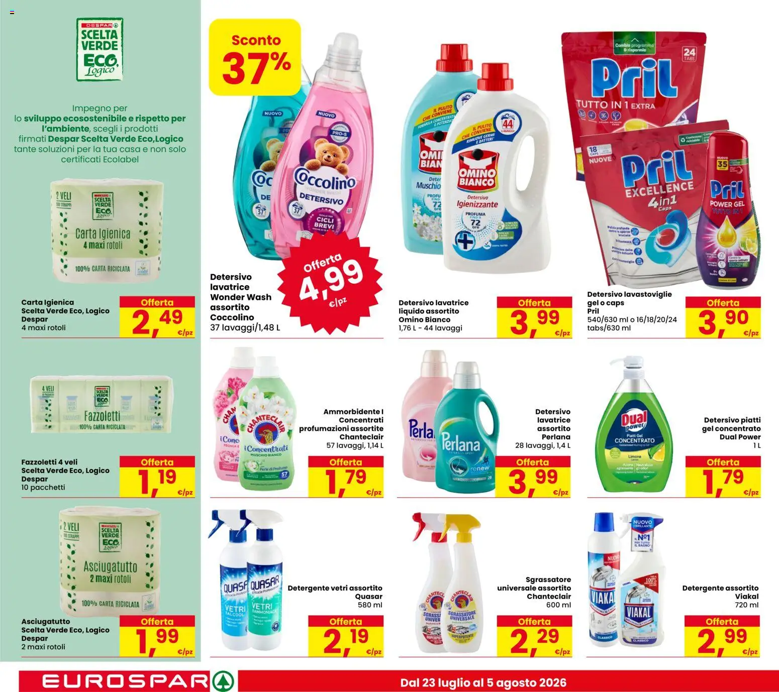Volantino Eurospar del 23/07/2026 | Pagina: 18