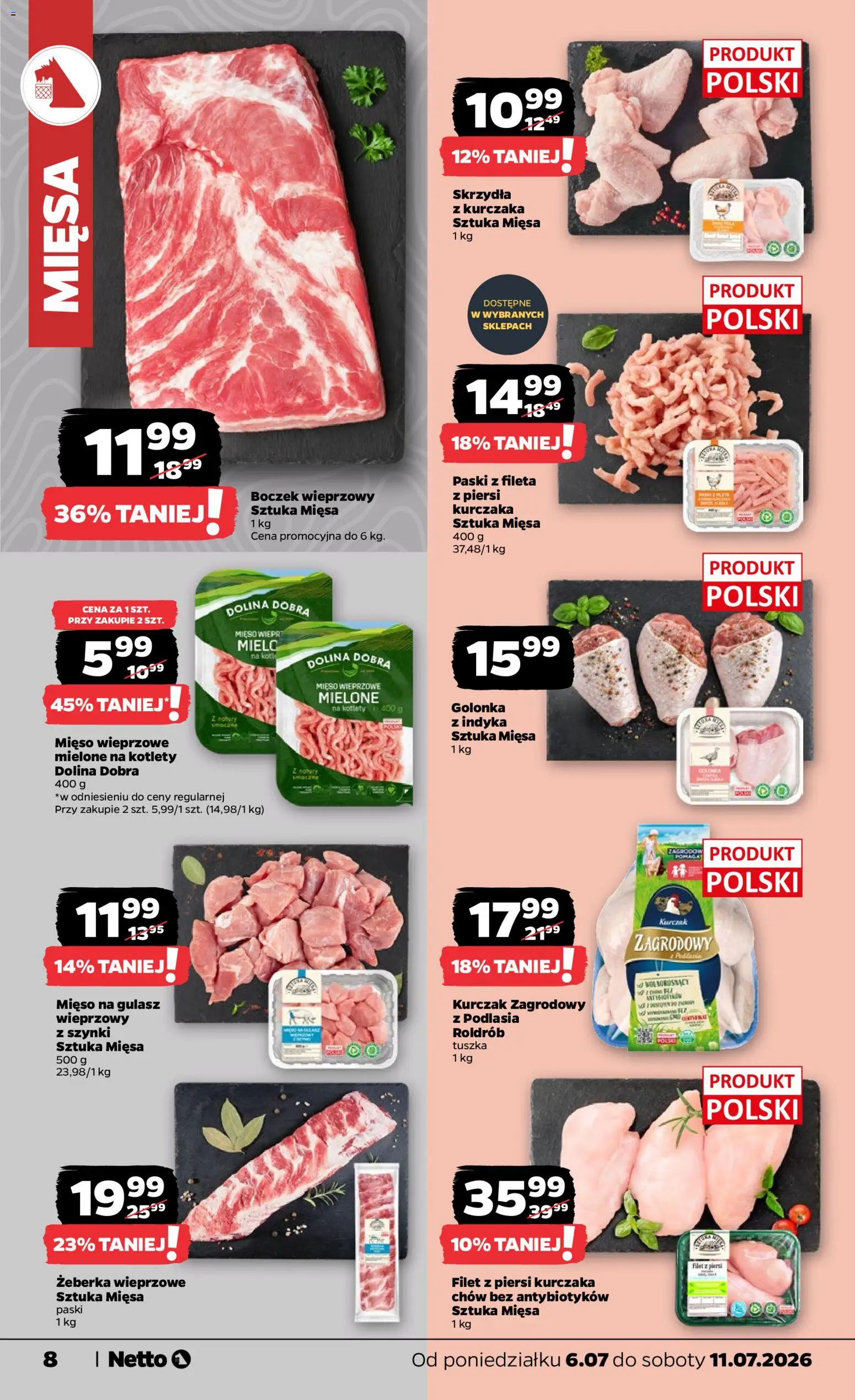 Netto gazetka od poniedziałku spożywcza od 06.07.2026 | Strona: 8