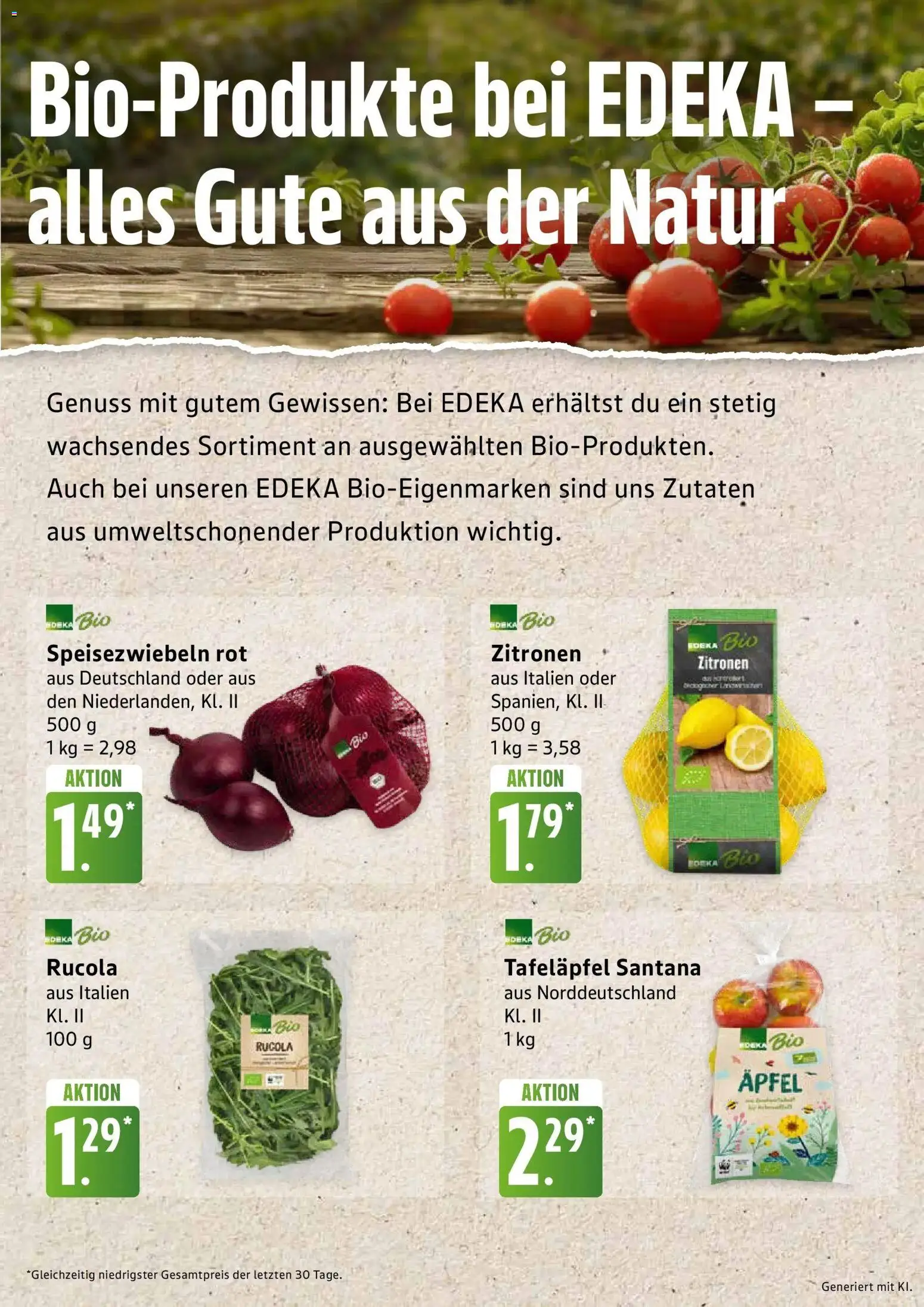 Edeka Prospekt Neu Wulmstorf (ab 28.09.2026) » Angebote Online | Seite: 9 | Produkte: Rucola, Äpfel, Zitronen