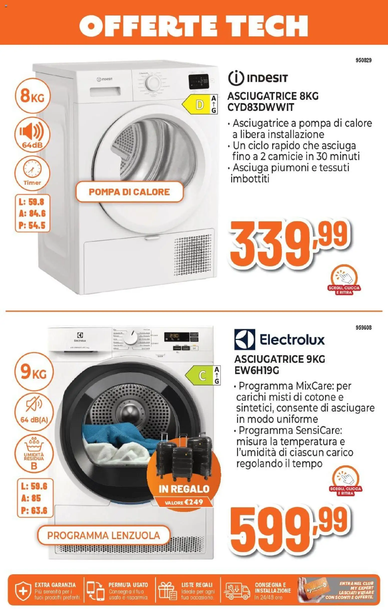 Volantino Expert del 04.06.2026 | Pagina: 24 | Prodotti: Asciugatrice, Lenzuola