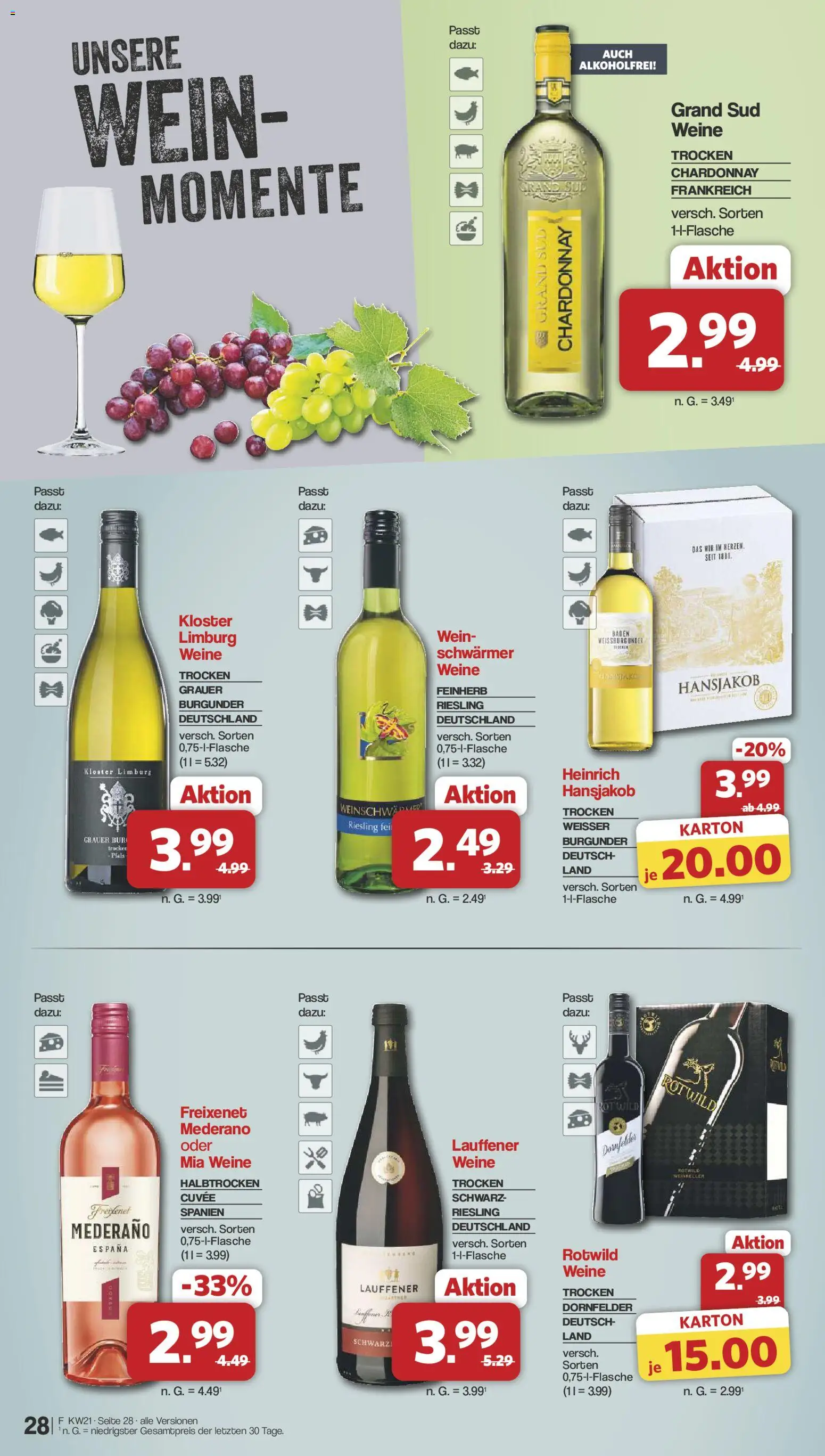 Famila Nordwest Prospekt 	 – gültig ab 18.05.2026 | Seite: 28 | Produkte: Freixenet, Grand sud, Wein