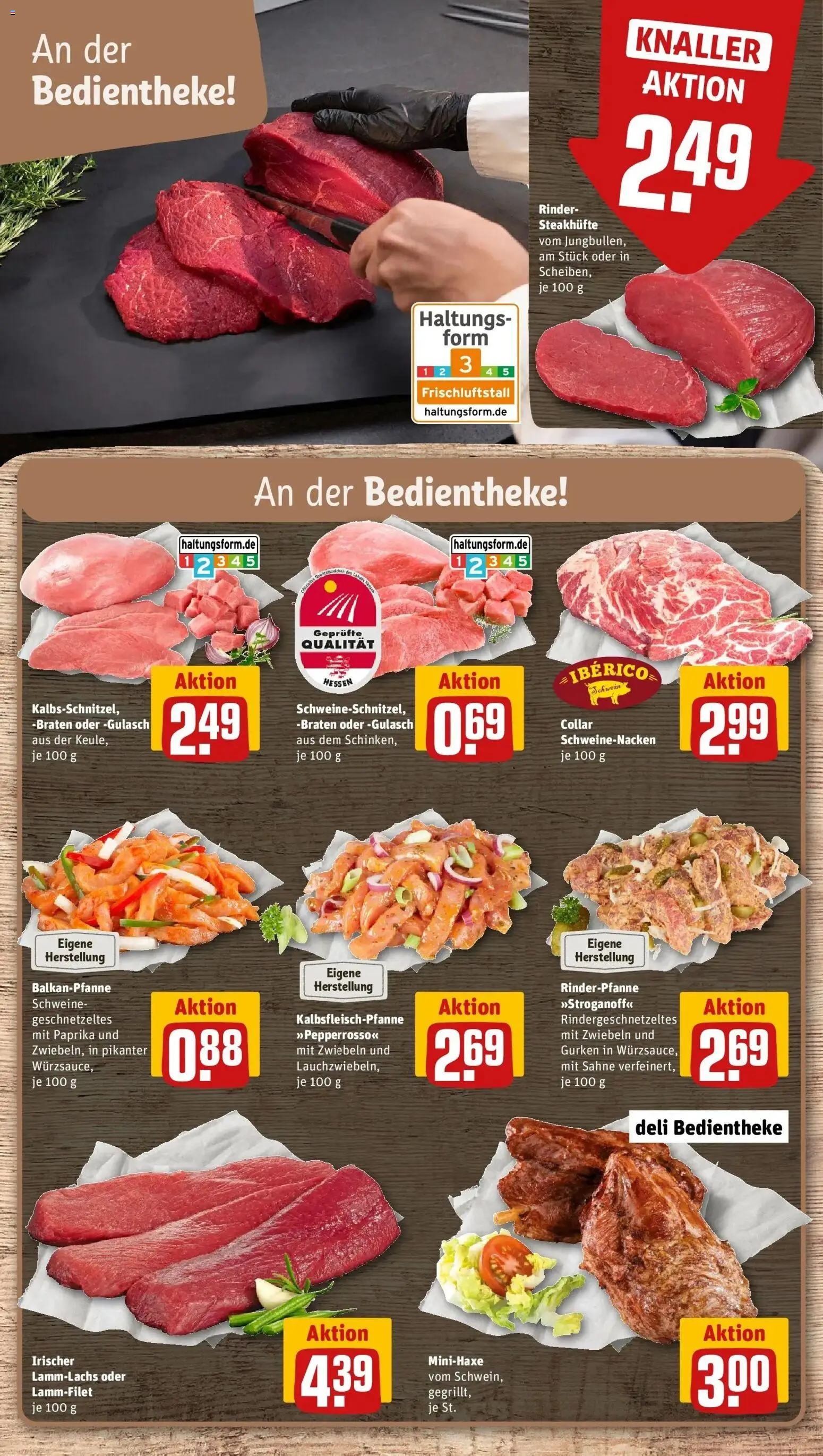 REWE Prospekt ab 12.10.2026 zum Blättern » Angebote | Seite: 6 | Produkte: Schweinenacken, Zwiebeln, Sahne, Gurken