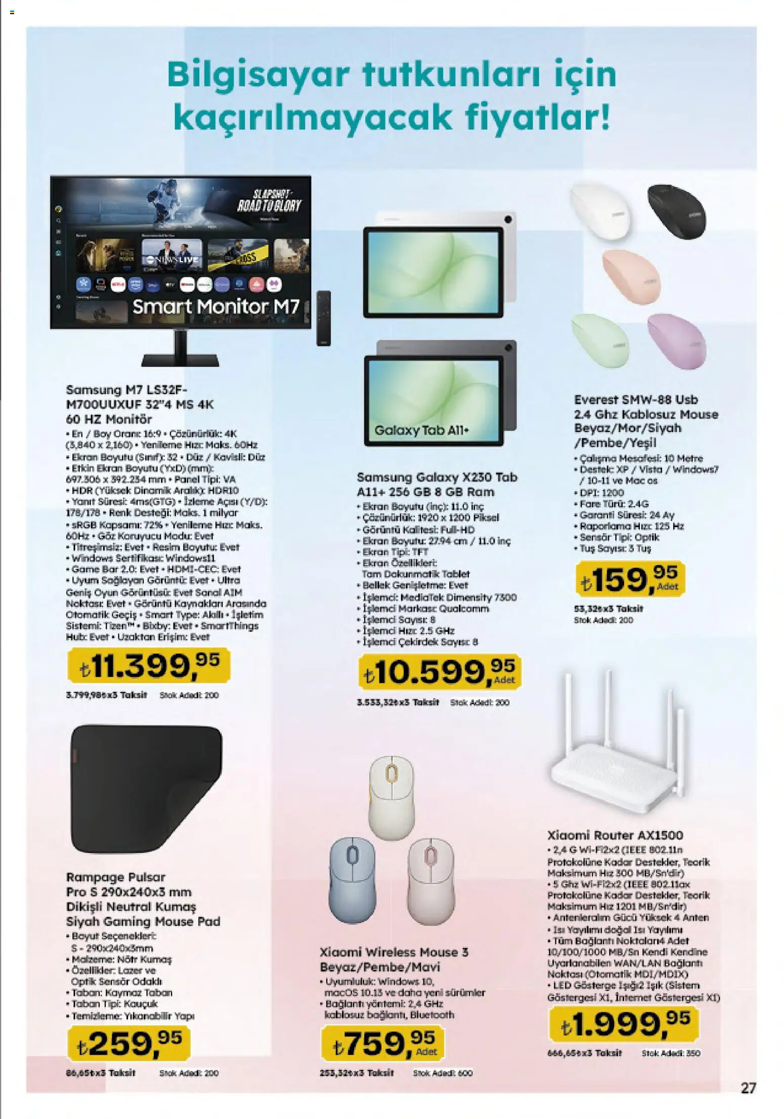 Migros Katalog - 5M Migroskop Dijital - 20 Ağustos 2026 tarihinden itibaren geçerlidir | Sayfa: 150 | Ürünler: Bilgisayar, Fare, Oyun, USB