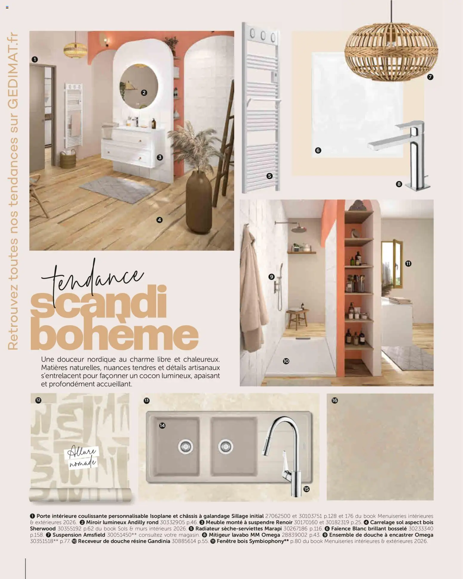 {H1} | Page: 6 | Produits: Porte, Suspension, Douche, Miroir