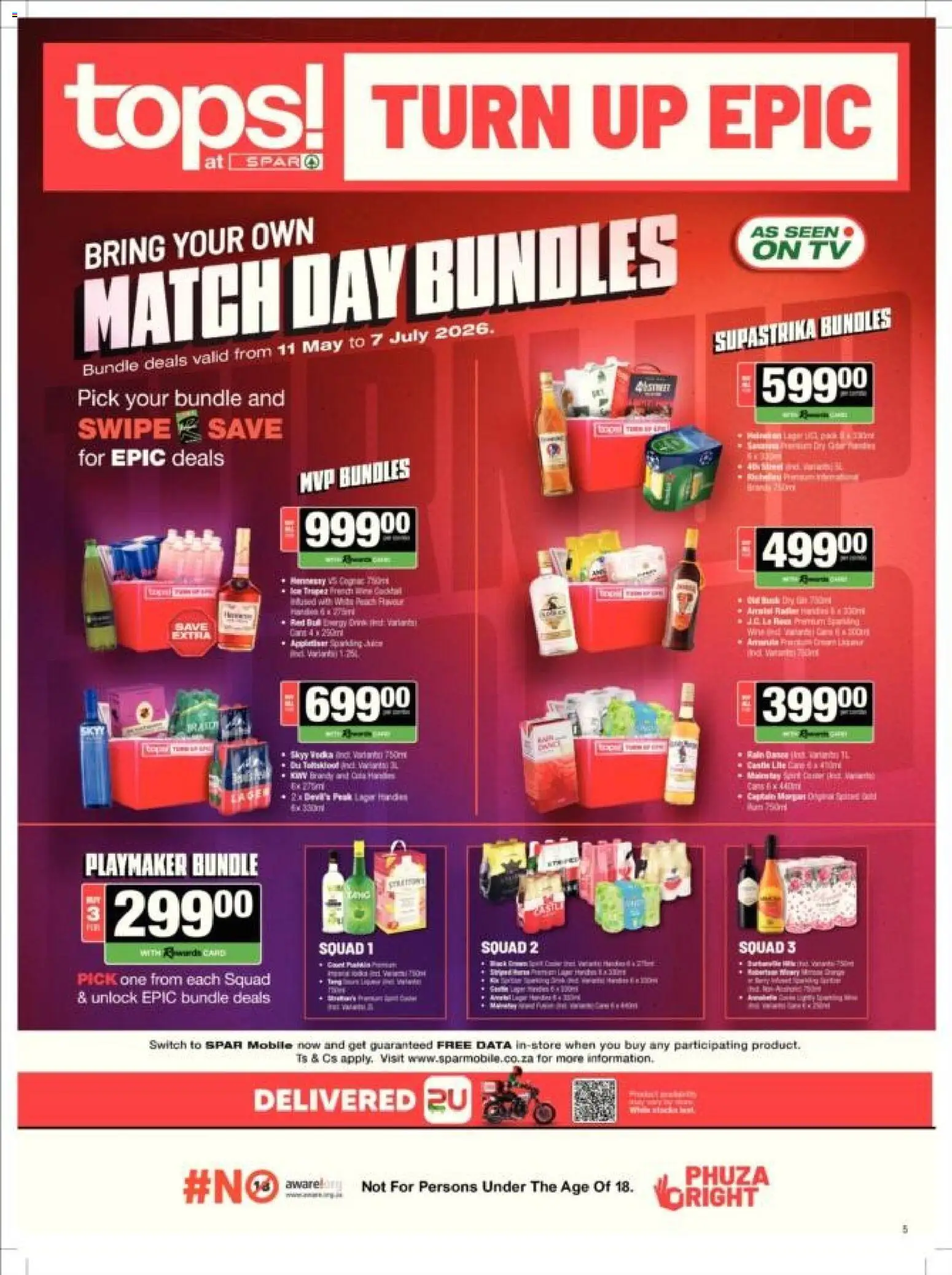 New KWIKSPAR catalogue – valid from 25.05.2026 | Page: 5 | Products: Data, TV, Wine, Switch