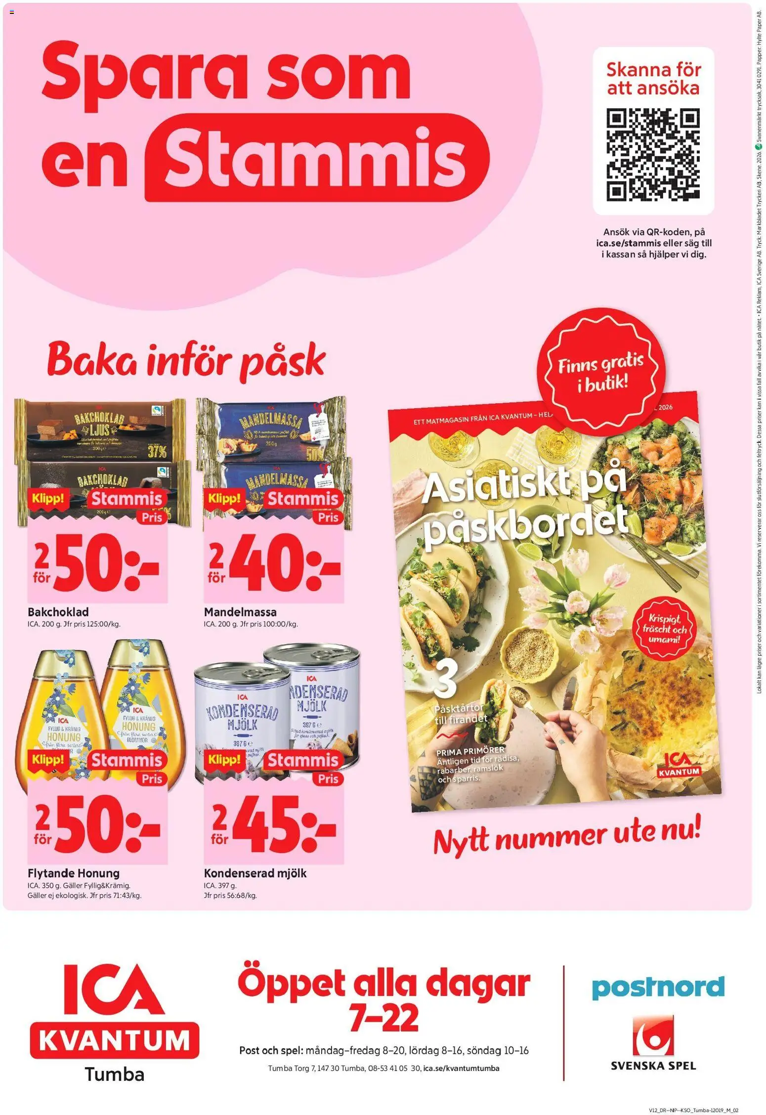 ICA Kvantum reklamblad aktuell från 16.03.2026 | Sida: 10 | Produkter: Galler, Mjölk, Ljus, Spel