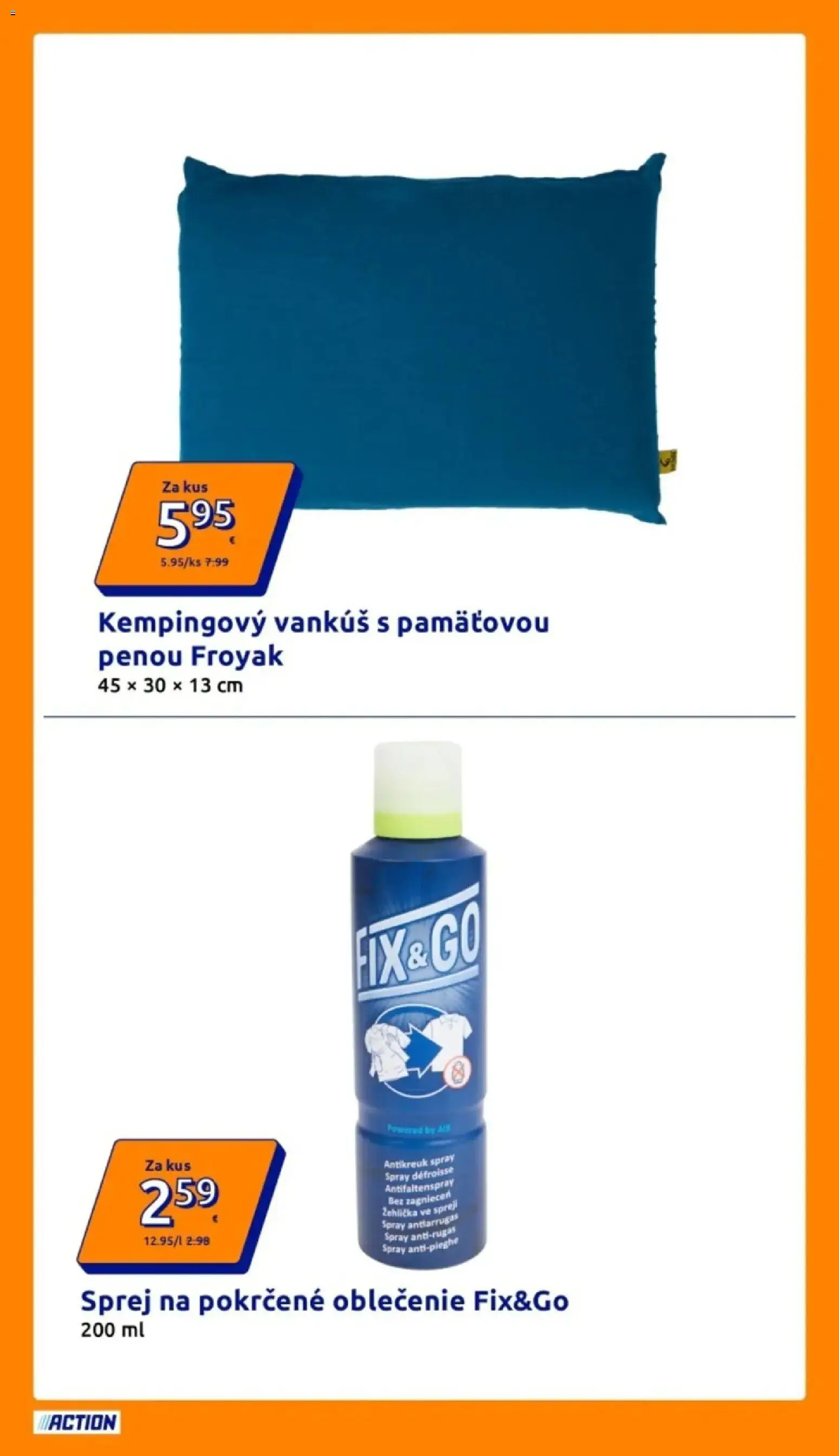 Nové Action akcie – leták je platný od 17.06.2026 | Strana: 30 | Produkty: Vankúš, Žehlička