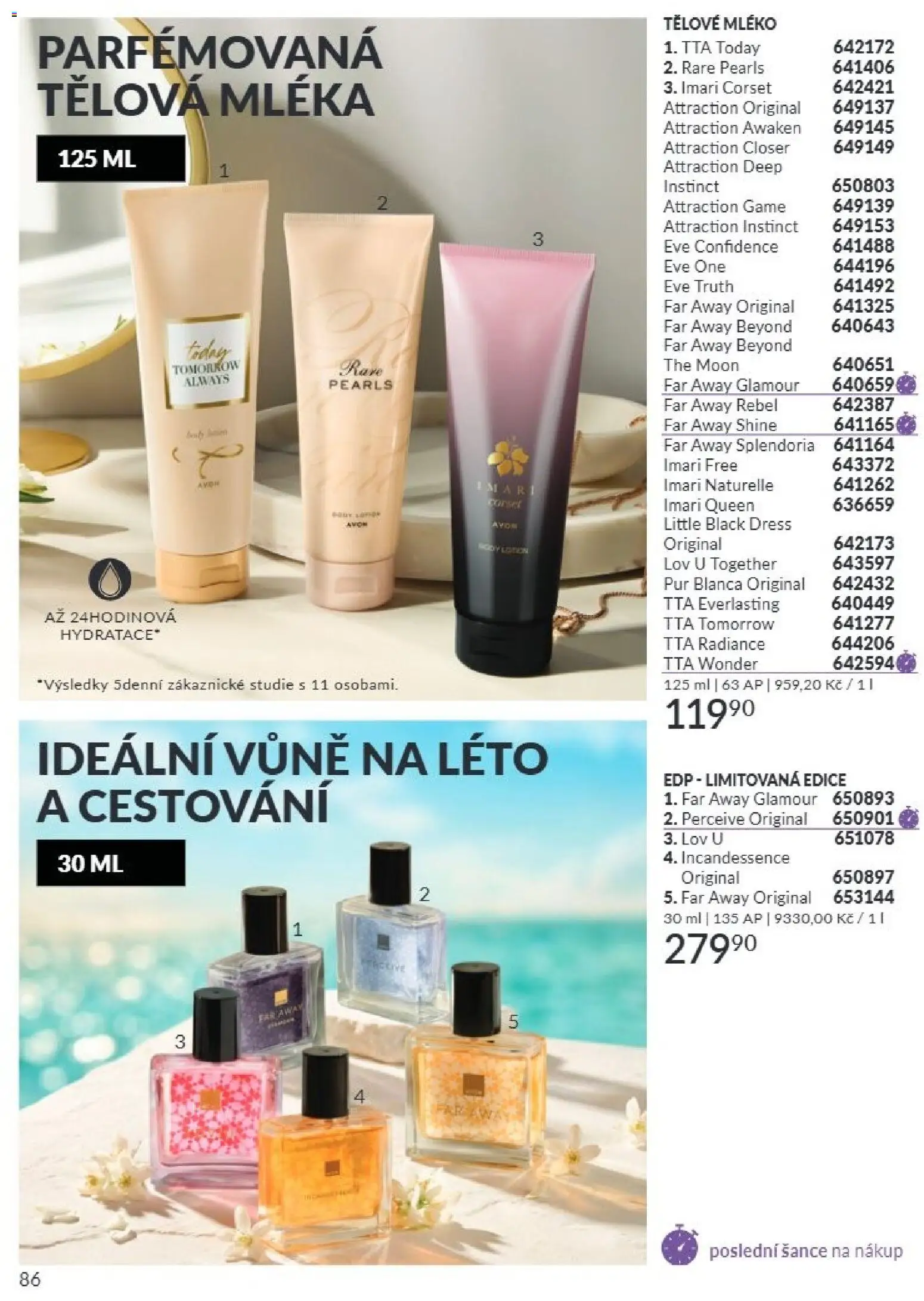 Avon Katalog 08/2026 od 01.08.2026 | Strana: 86 | Produkty: Tělové mléko, Mléko