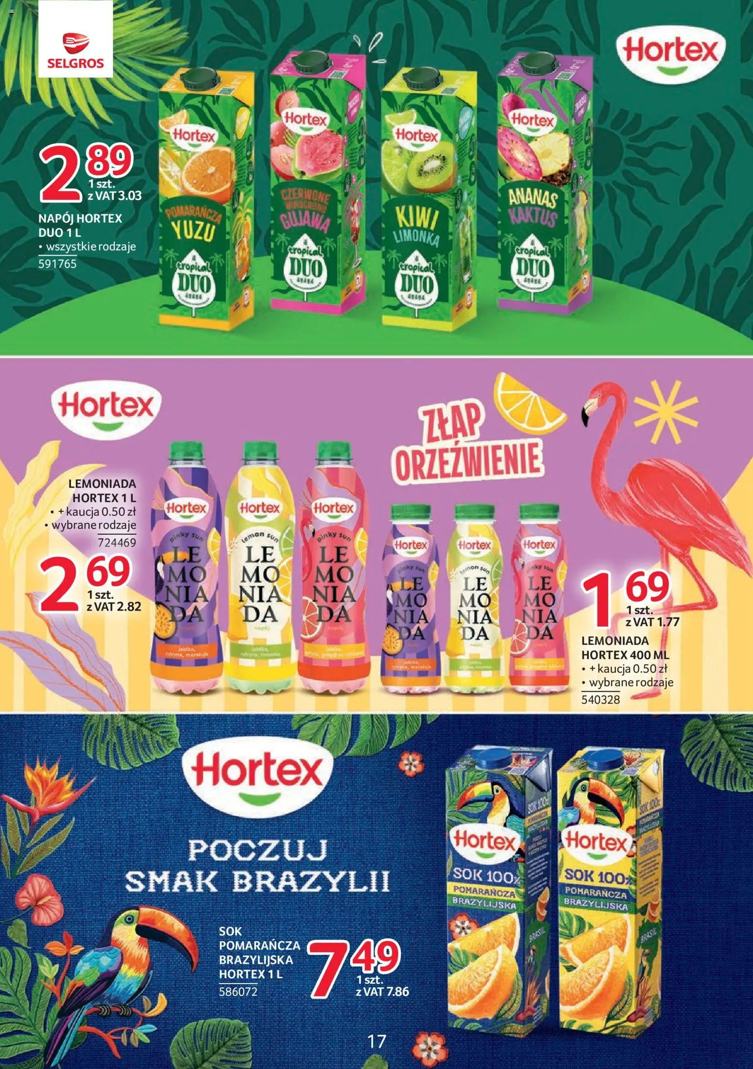 Selgros cash&carry gazetka - Markowe produkty od 02.07.2026 | Strona: 17 | Produkty: Limonka, Sok, Ananas, Kiwi