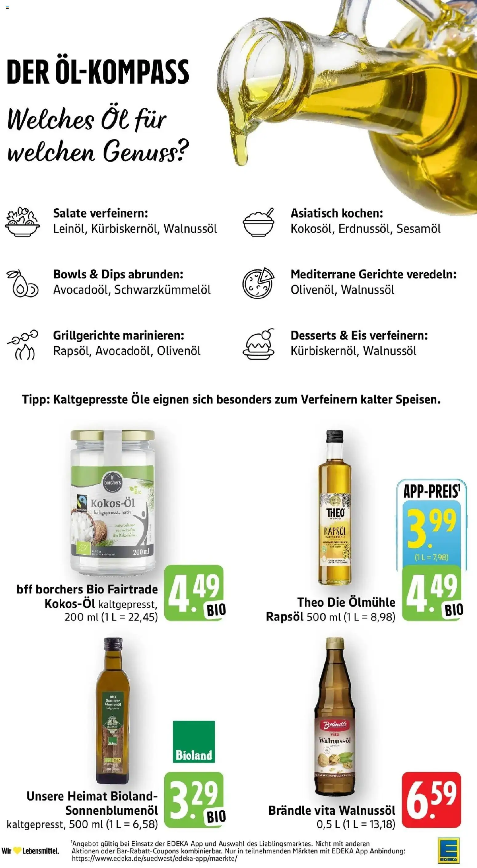 Edeka Prospekt Calw (ab 03.08.2026) » Angebote Online | Seite: 23 | Produkte: Öl, Olivenol, Gerichte, Eis