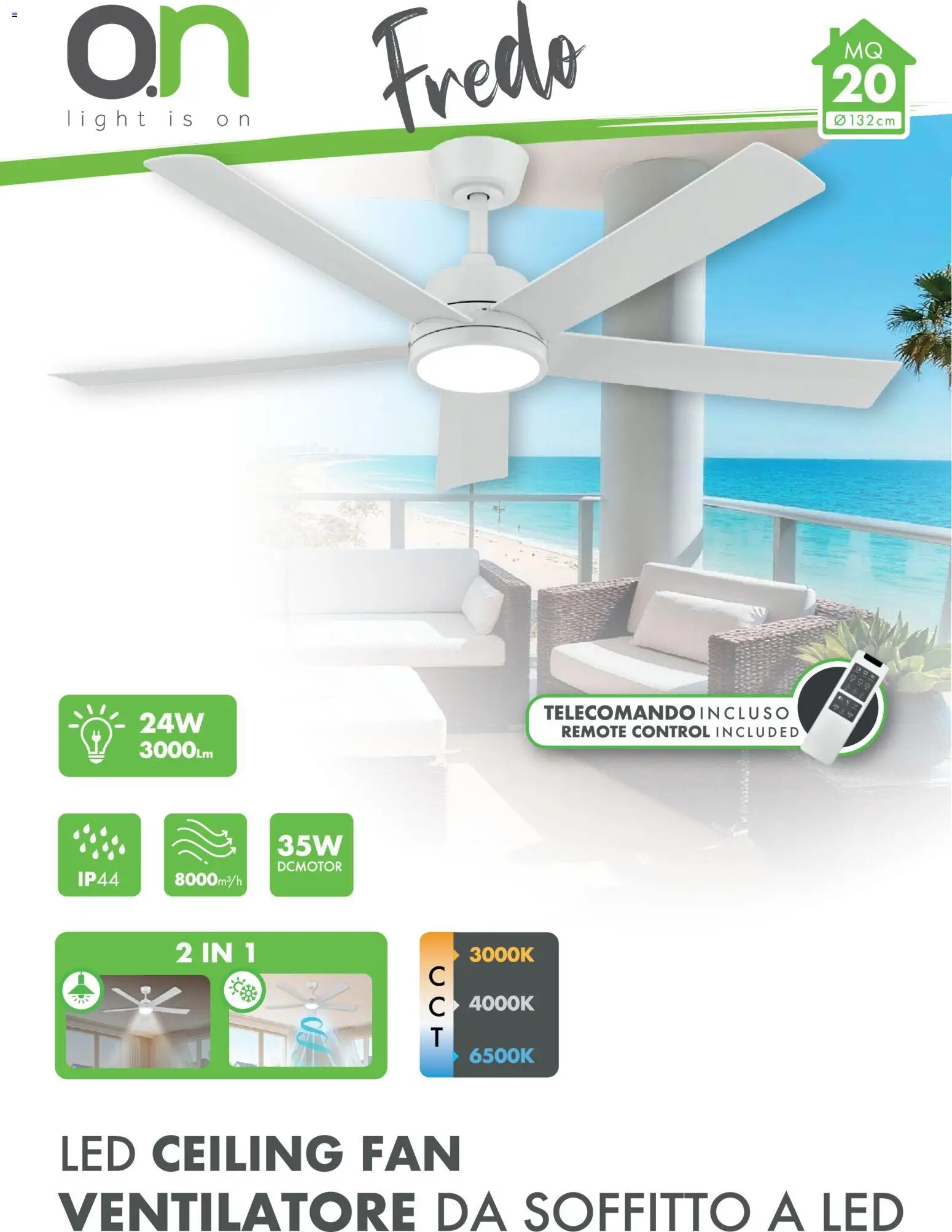 Volantino GBC del 09.06.2026 | Pagina: 4 | Prodotti: Ventilatore, Telecomando, Fan