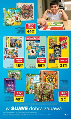 Pogląd oferty "Carrefour gazetka - Szkoła nowy sezon" - ważna od 27.07.2026 | Strona: 53