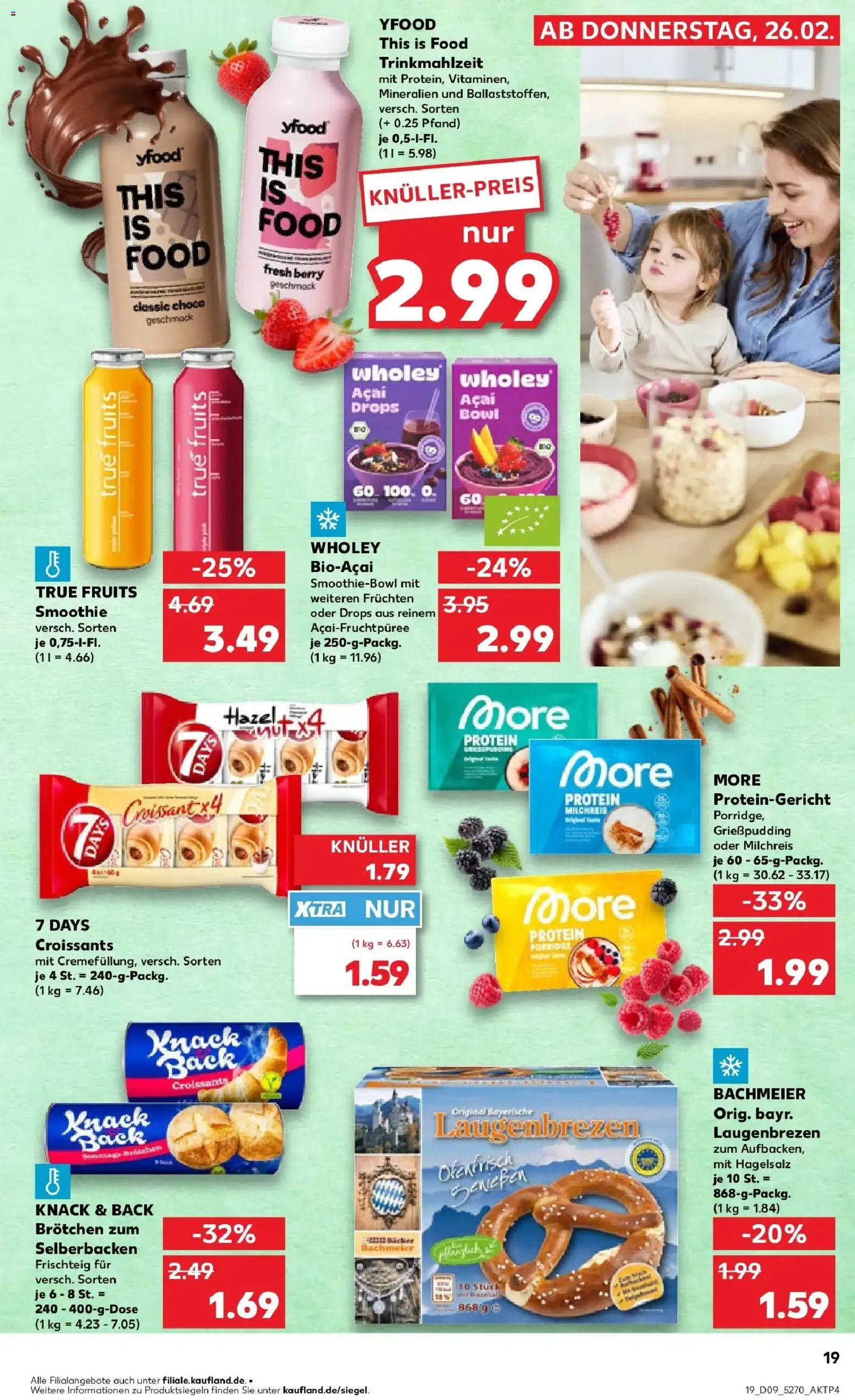 Kaufland prospekt Pfullingen	 – gültig ab 26.02.2026 | Seite: 19 | Produkte: Croissant, YFood