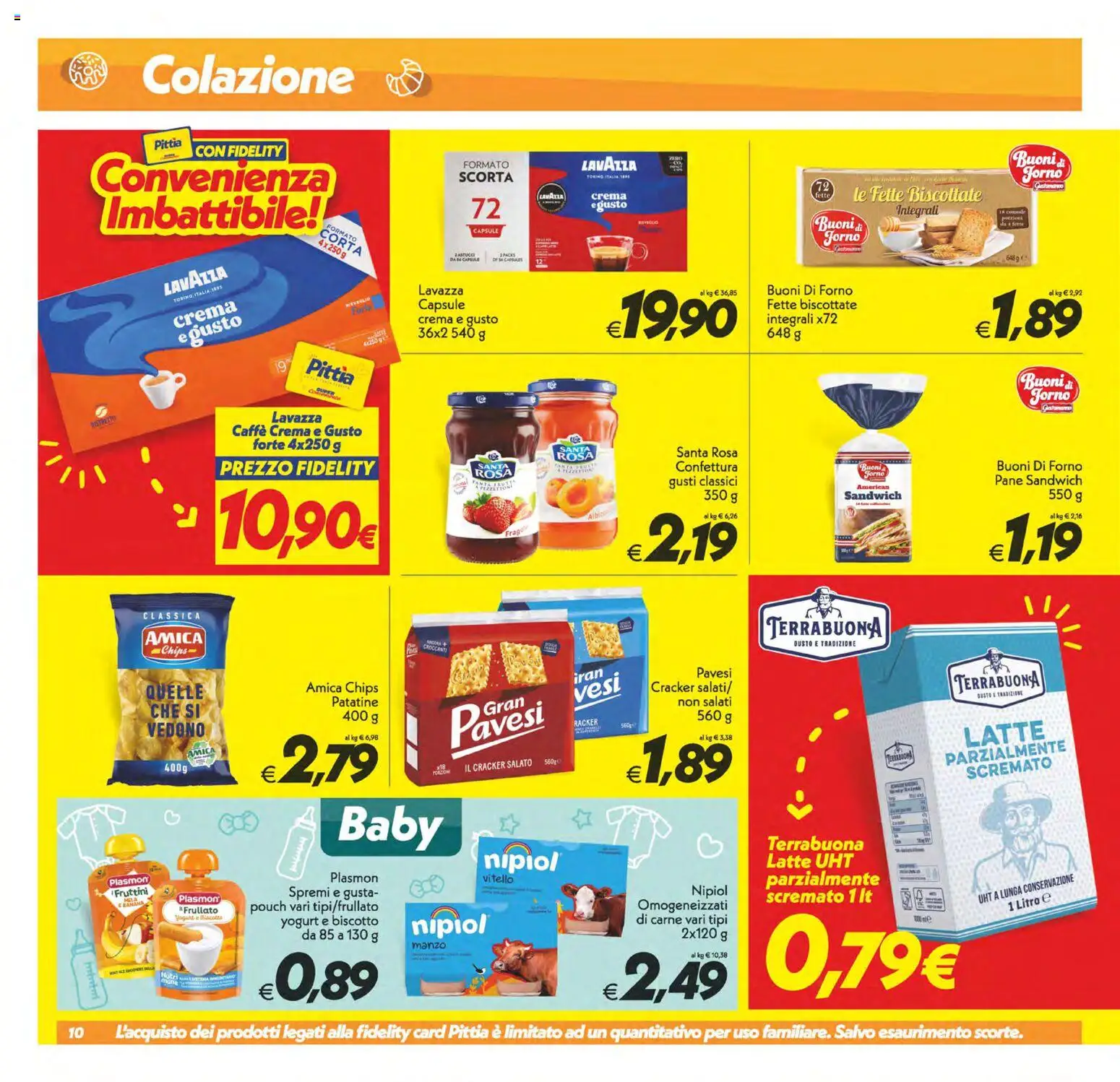 Volantino SuperConveniente del 19.05.2026 | Pagina: 10 | Prodotti: Yogurt, Pane, Manzo, Patatine