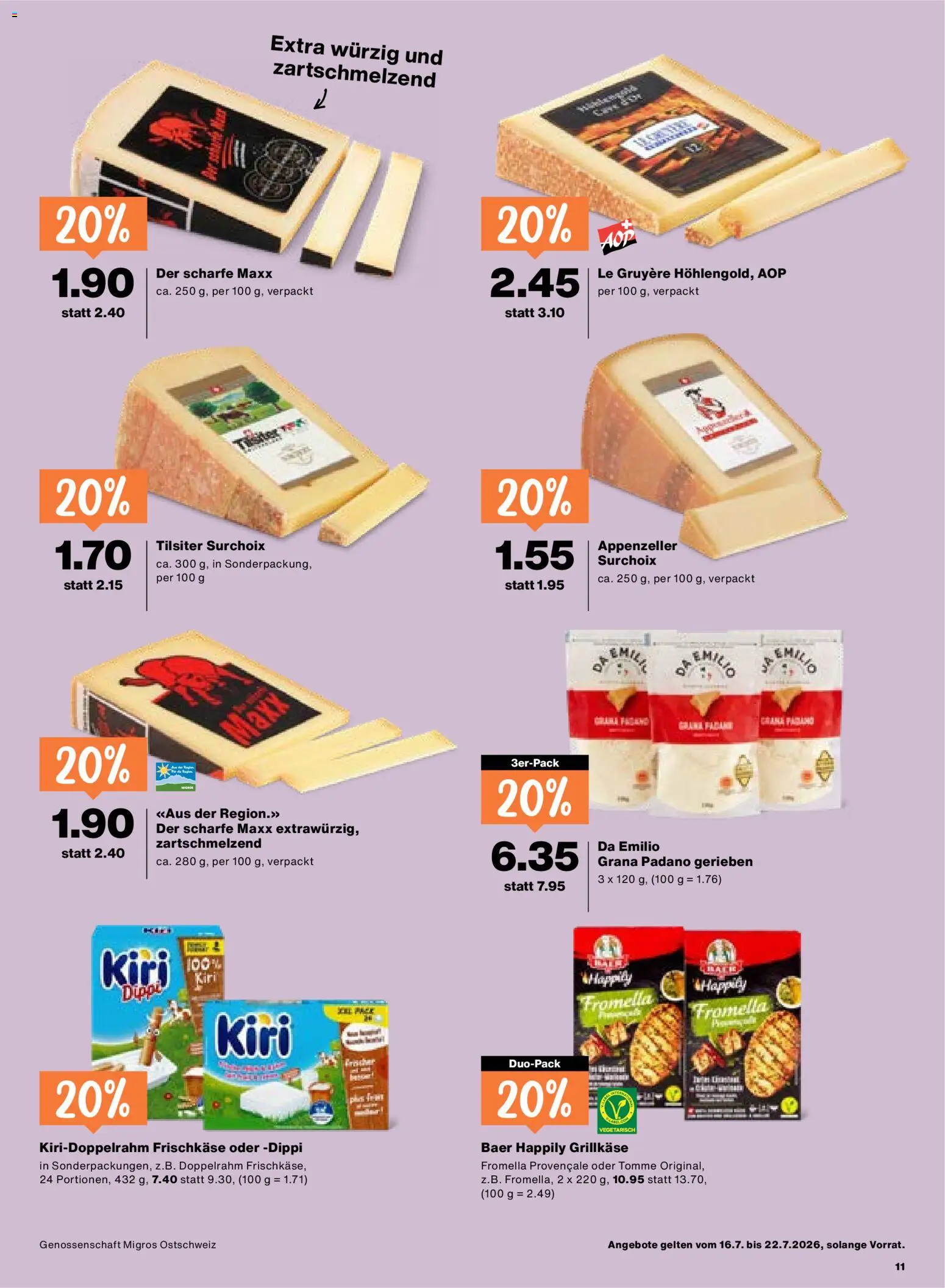Migros aktionen – gültig ab 16.07.2026 | Seite: 11