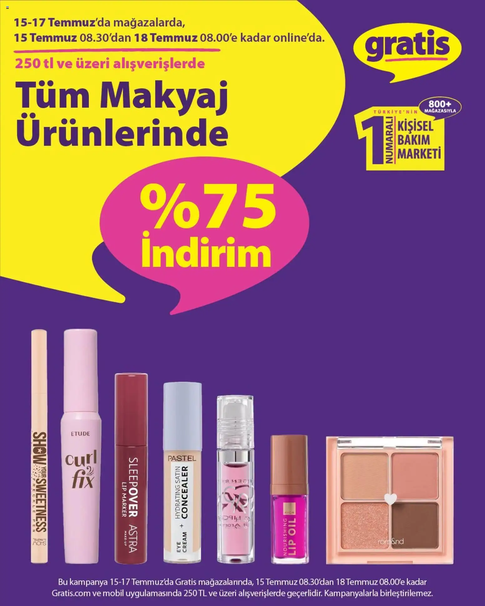 🛍️ Gratis İndirim, 15 Temmuz 2026 itibariyle » Özel fırsatları keşfedin ve bugün tasarruf edin! 💰