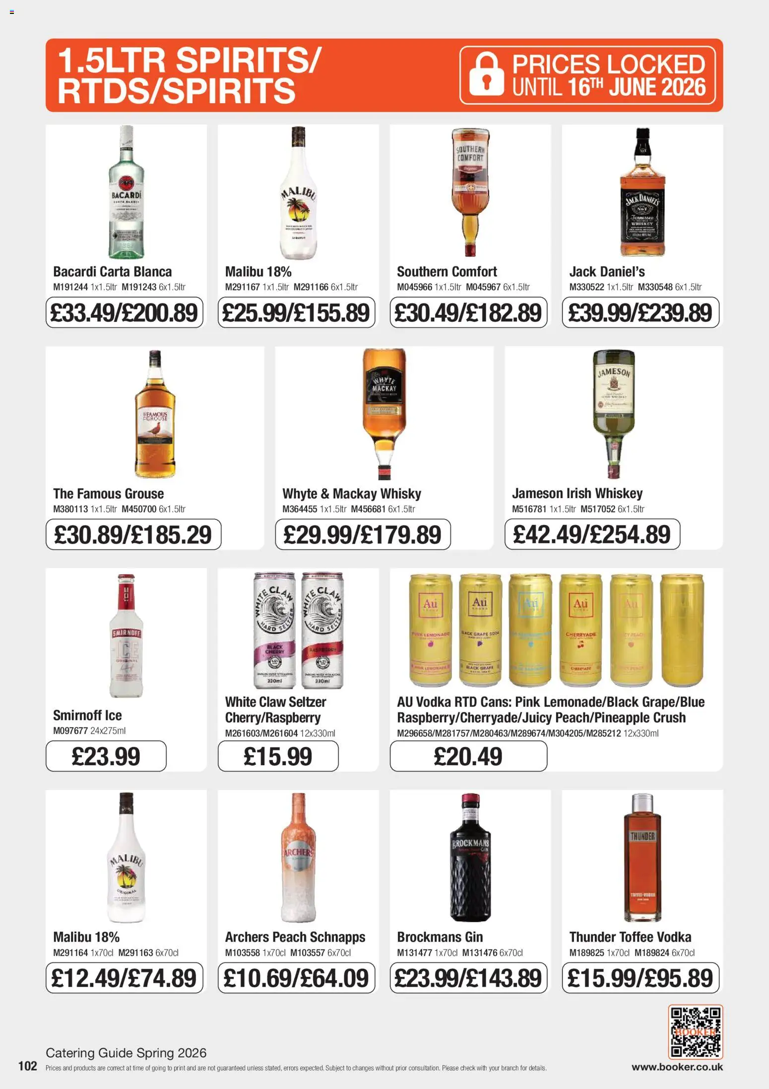 {H1} | Page: 102 | Products: Grape, Gin, Whisky, Vodka