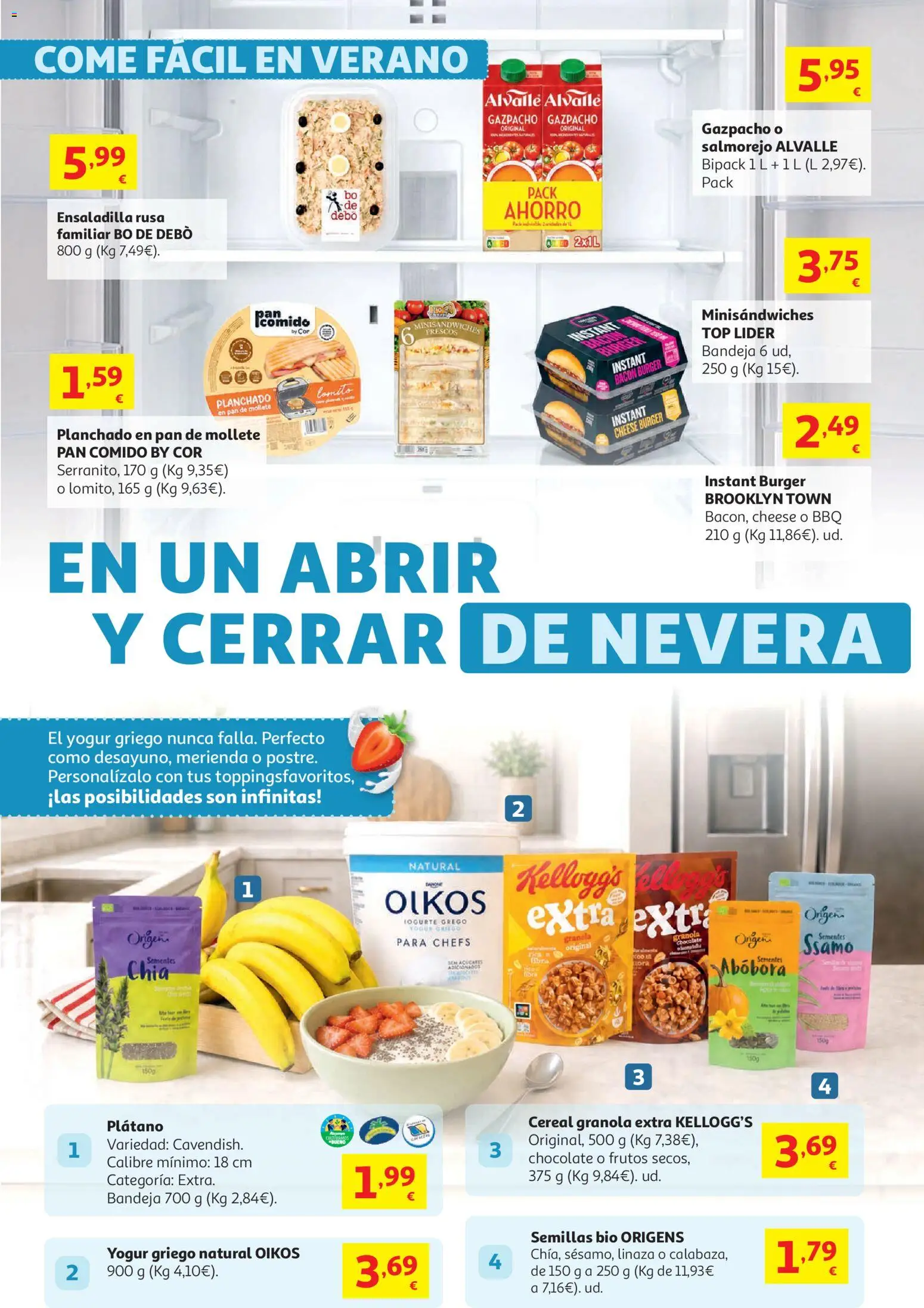 Alcampo  HP Nacional Cat Litoral │ válido desde el 29/07/2026 | Página: 6 | Productos: Yogur, Pan, Chocolate, Μαγειρική εστία