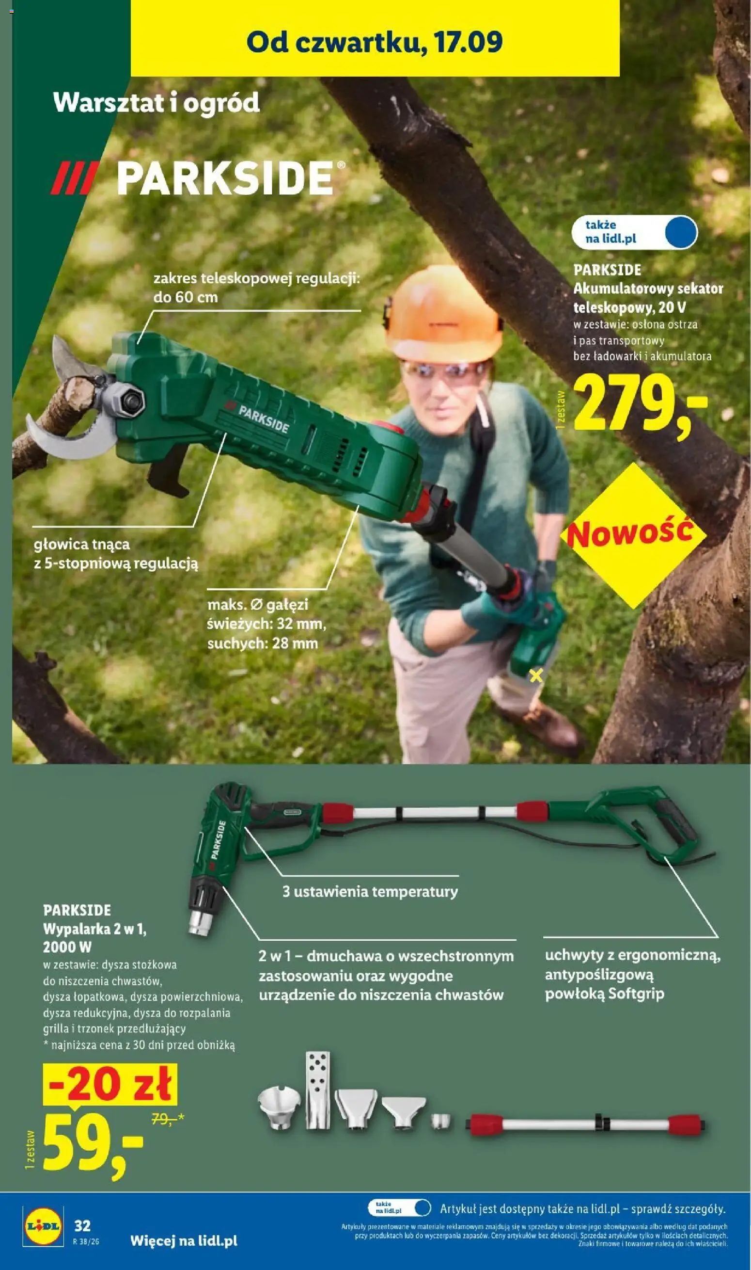 Lidl Katalog od 14.09.2026 | Strona: 40 | Produkty: Sekator