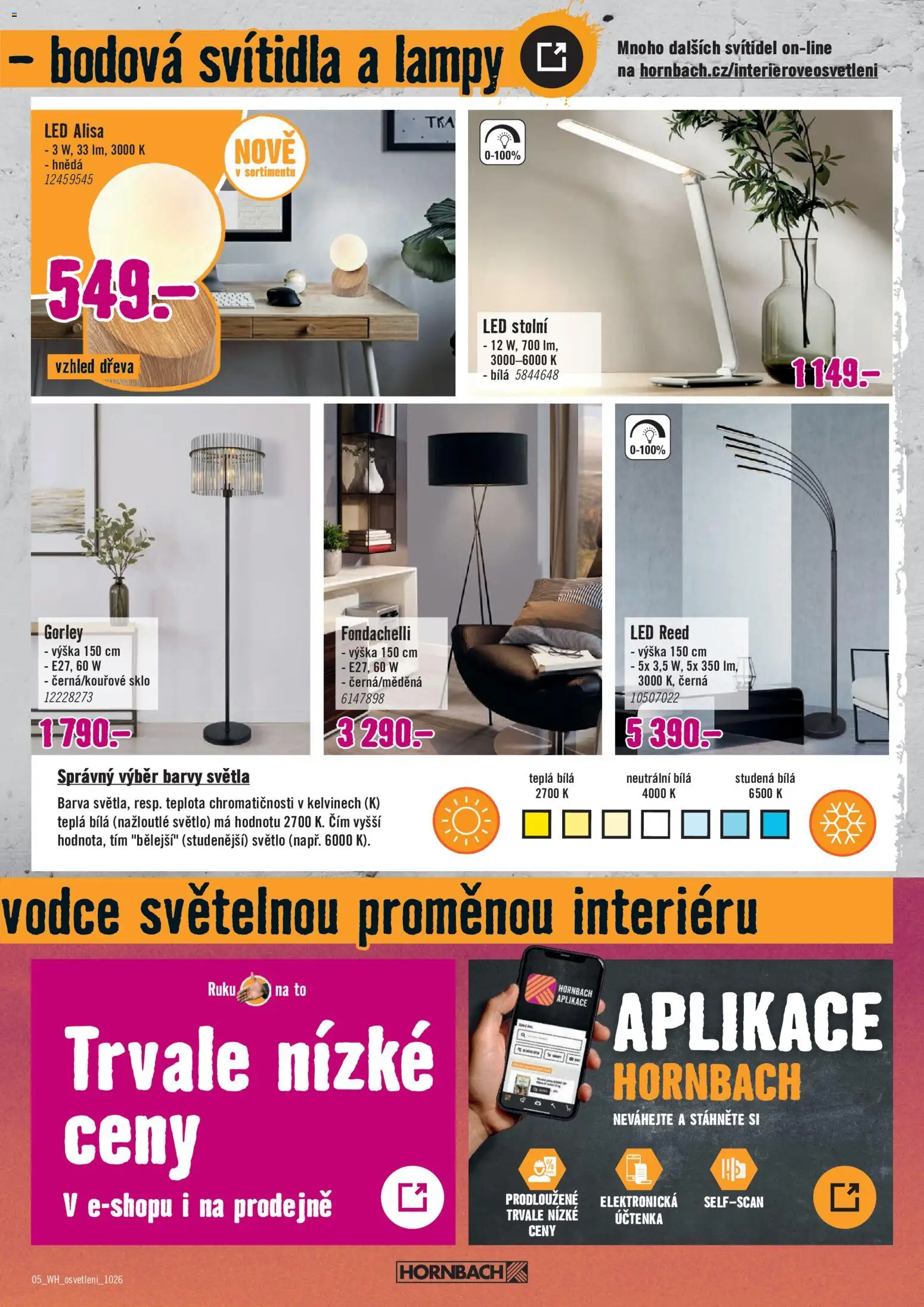 HORNBACH leták - Osvětlení od 28.10.2026 | Strana: 5 | Produkty: Barvy, LED