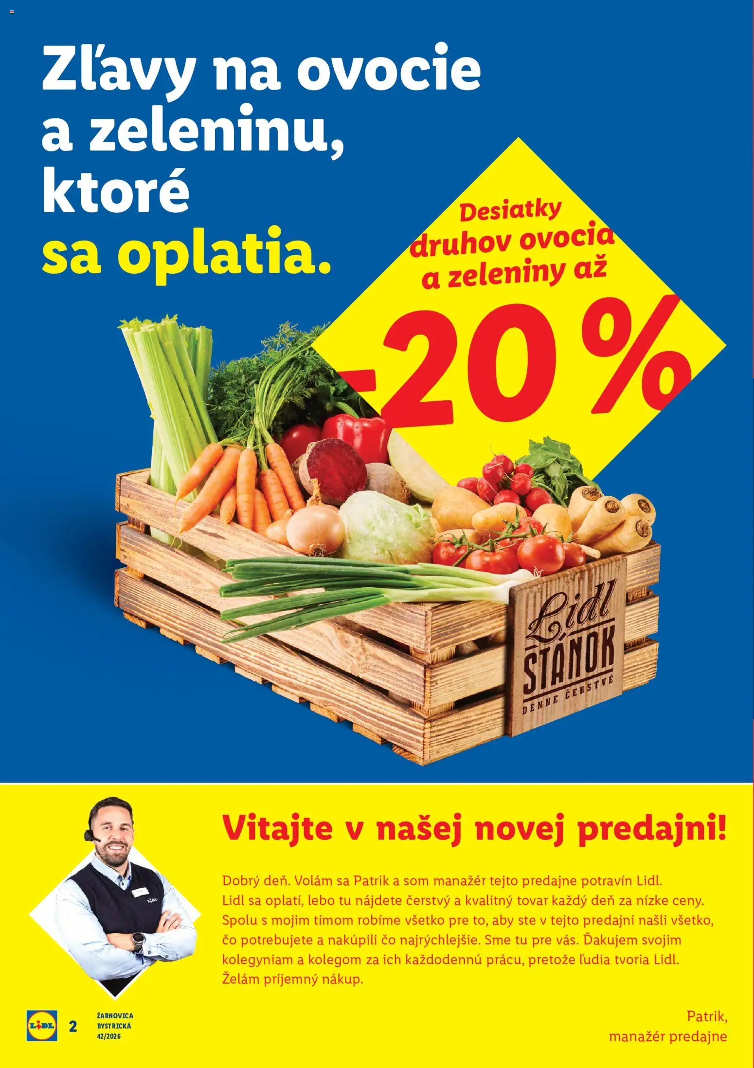 Nové Lidl akcie – leták je platný od 12.10.2026 | Strana: 2 | Produkty: Ovocie