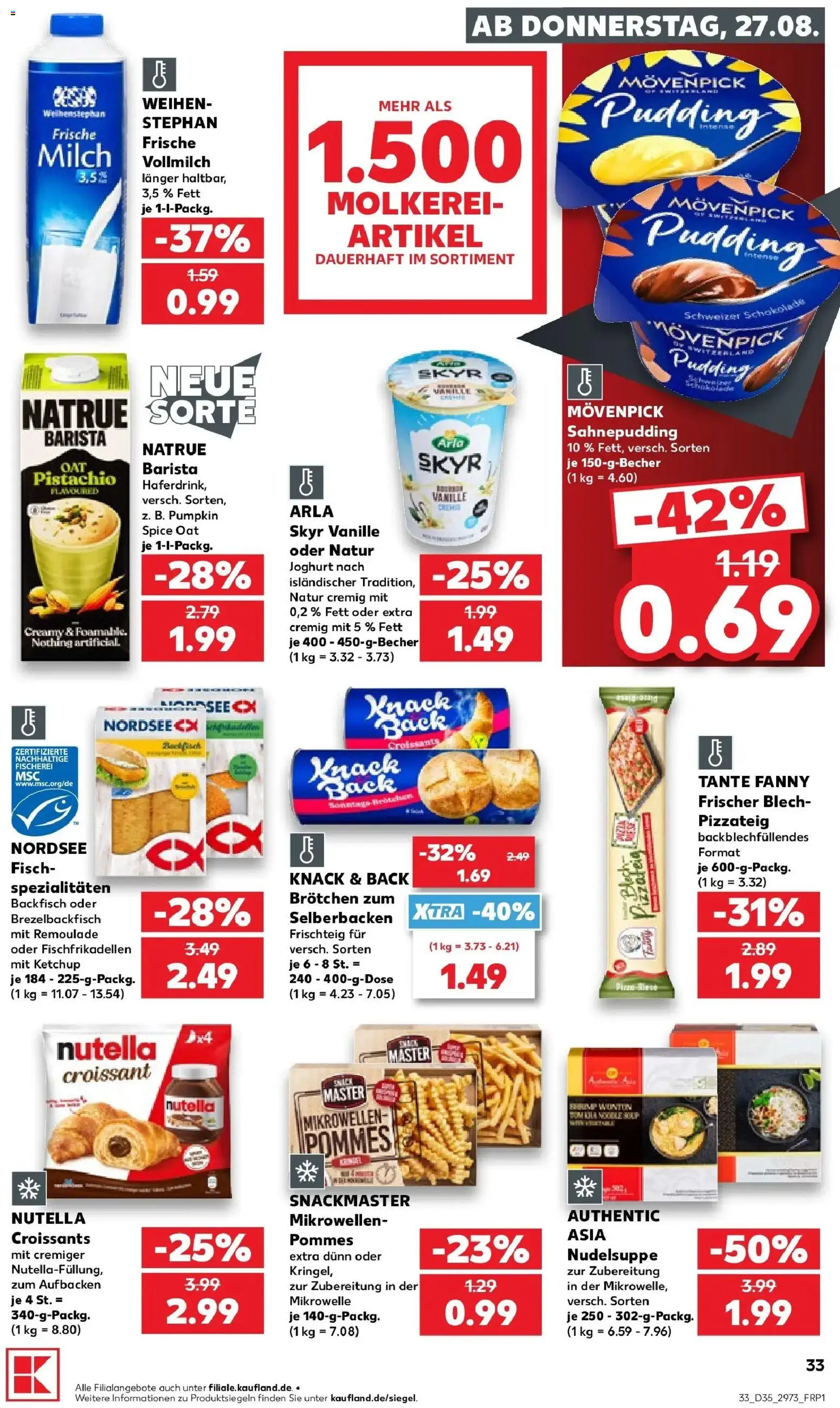 Prospekt Kaufland ab 24.08.2026 » Angebote Online zum Blättern | Seite: 44 | Produkte: Schokolade, Spezialitäten, Skyr, Arla skyr