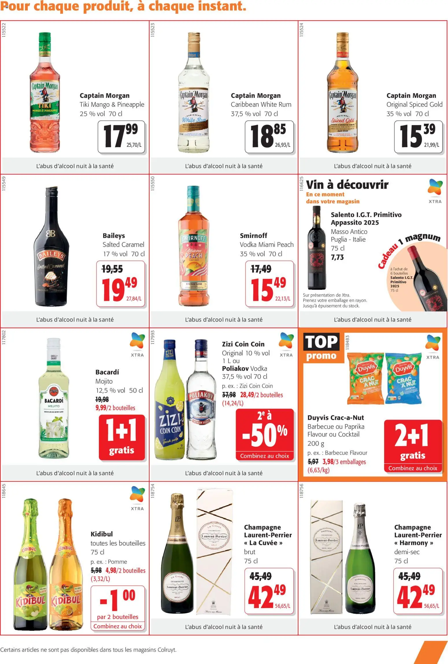 {H1} | Pagina: 3 | Producten: Baileys, Rum, Champagne, Barbecue