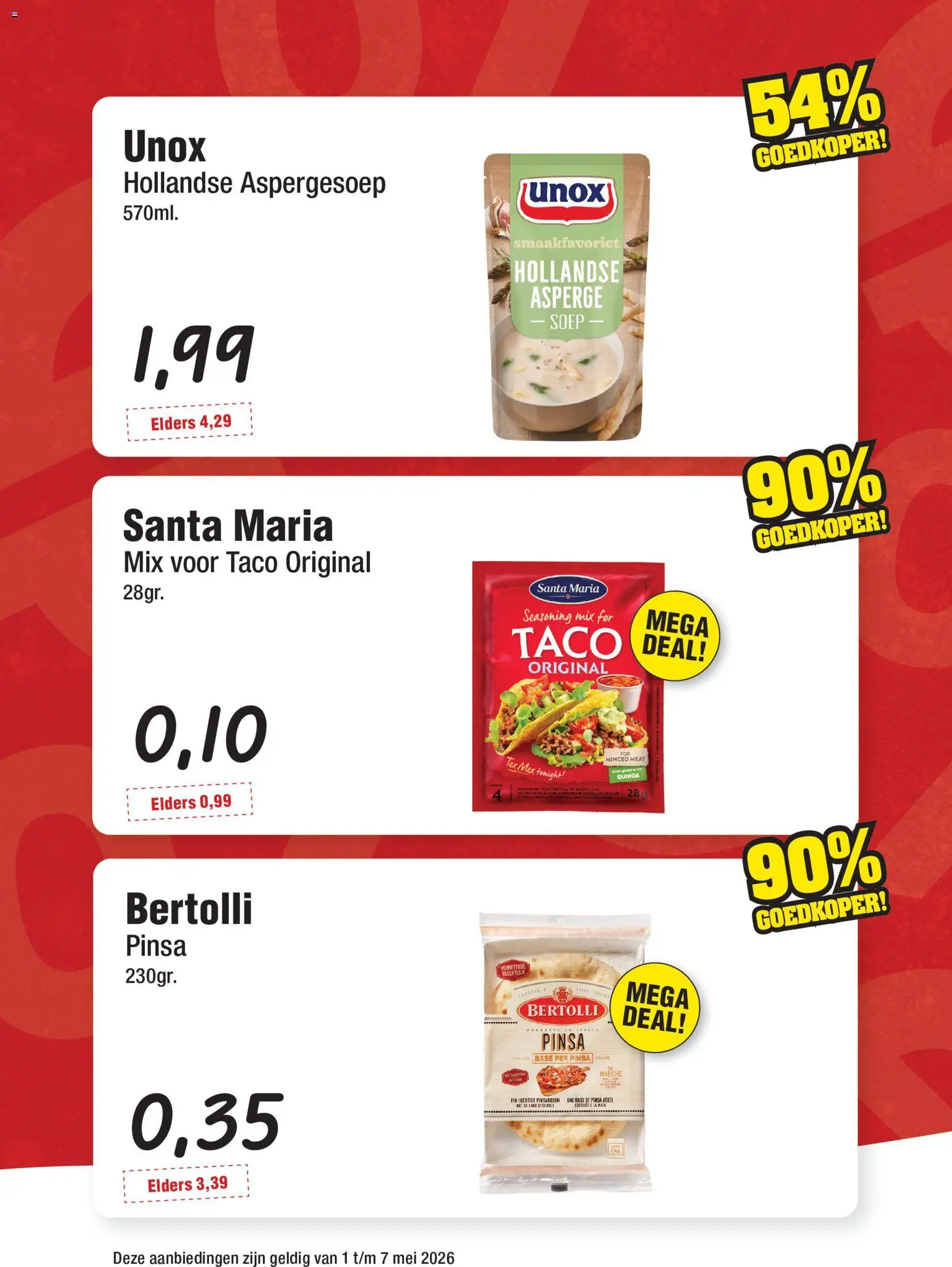 {H1} | Pagina: 6 | Producten: Taco, Quinoa