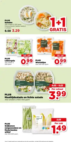 Plus folder week 25 - Voorbeeld van een folder van Plus, geldig van 17.06.2026 | Pagina: 18 | Producten: Boter, Salade, Salades, Zak