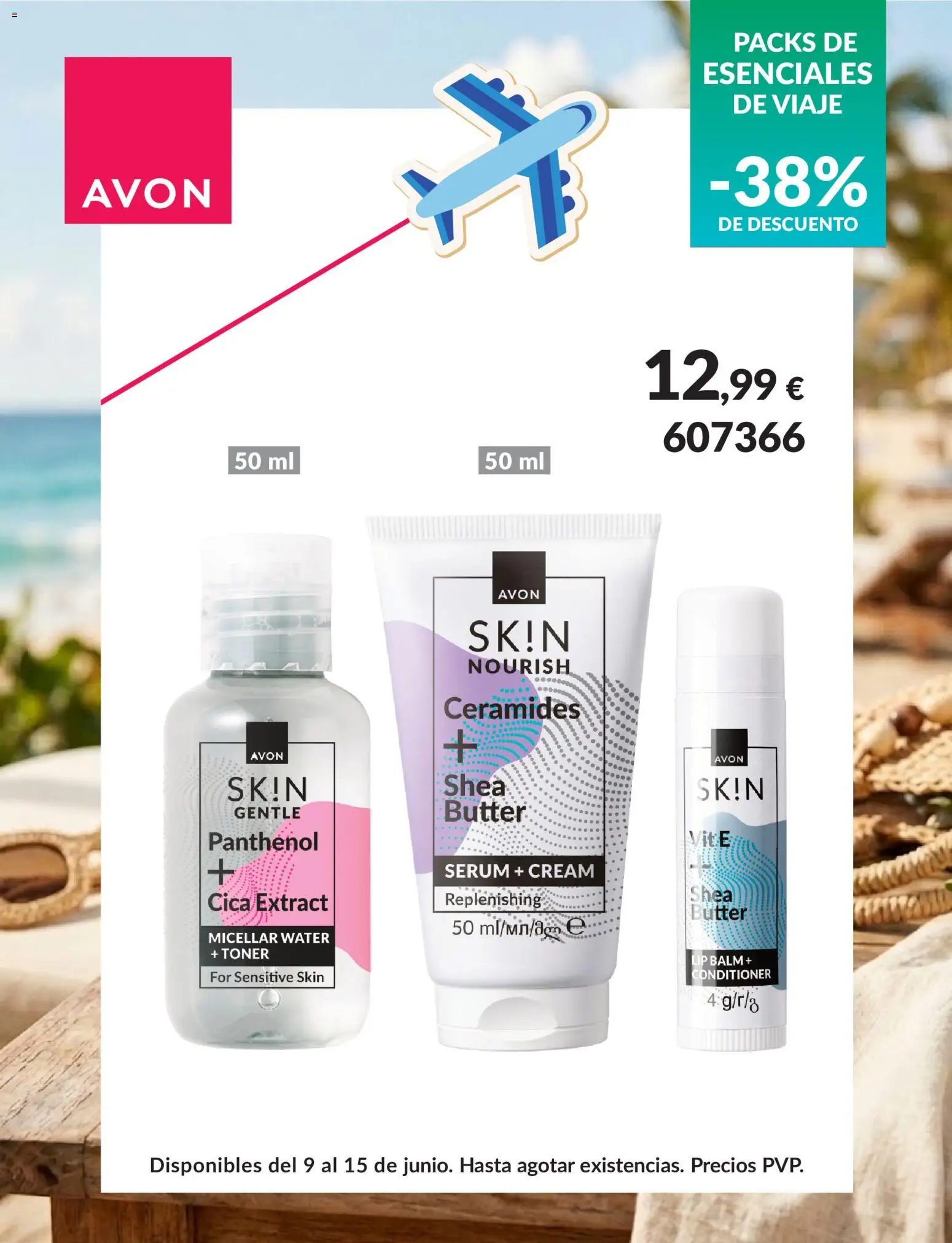 Avon Packs de esenciales de viaje │ válido desde el 09.06.2026 | Página: 5 | Productos: Sérum, Toner