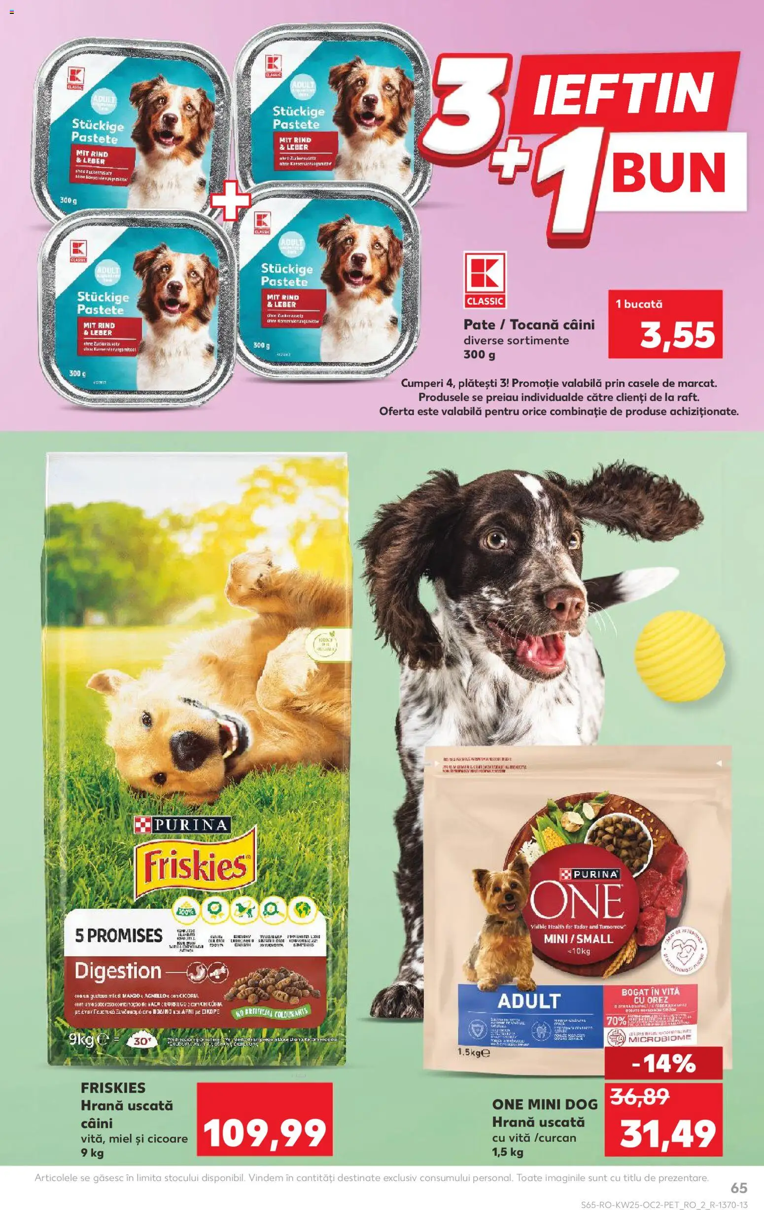 Noul catalog Kaufland – valabil de la 17.06.2026 | Pagină: 65 | Produse: Raft, Pate, Orez